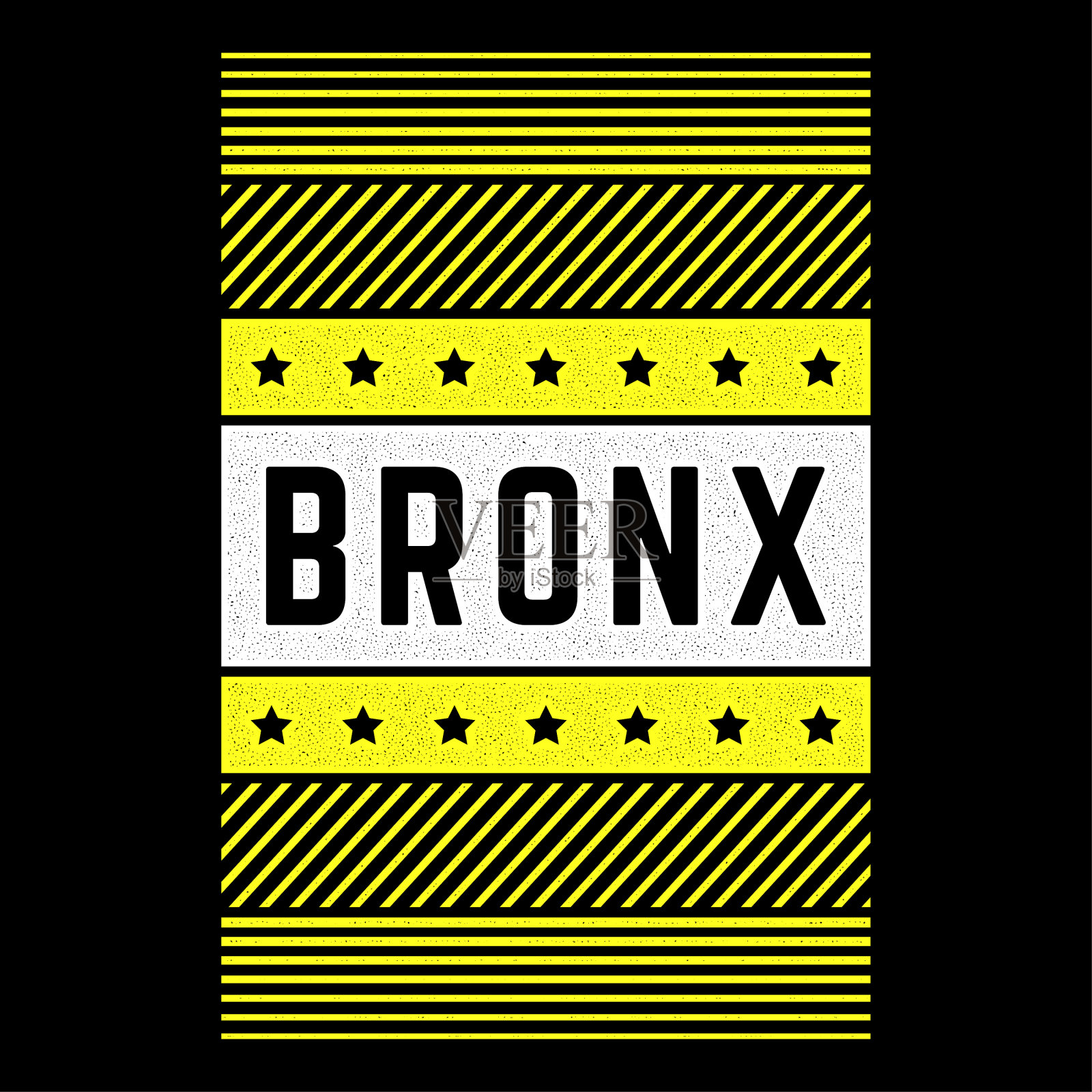 布朗克斯主题怀旧插画图片素材