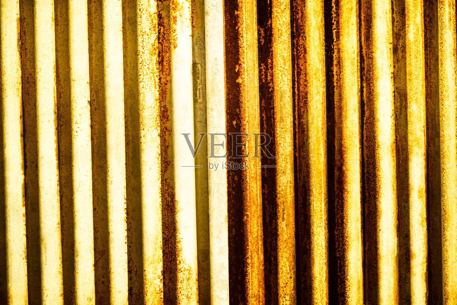 生锈的波纹板金属壁板背景照片摄影图片