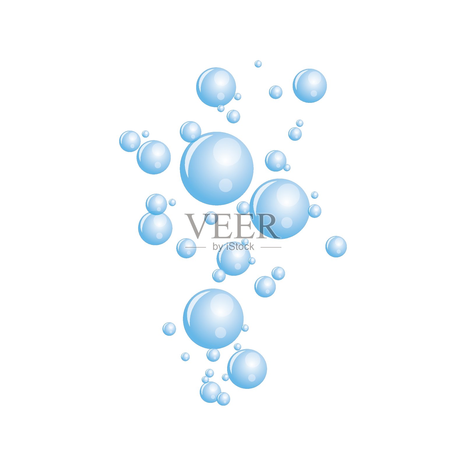 现实的泡沫插画图片素材