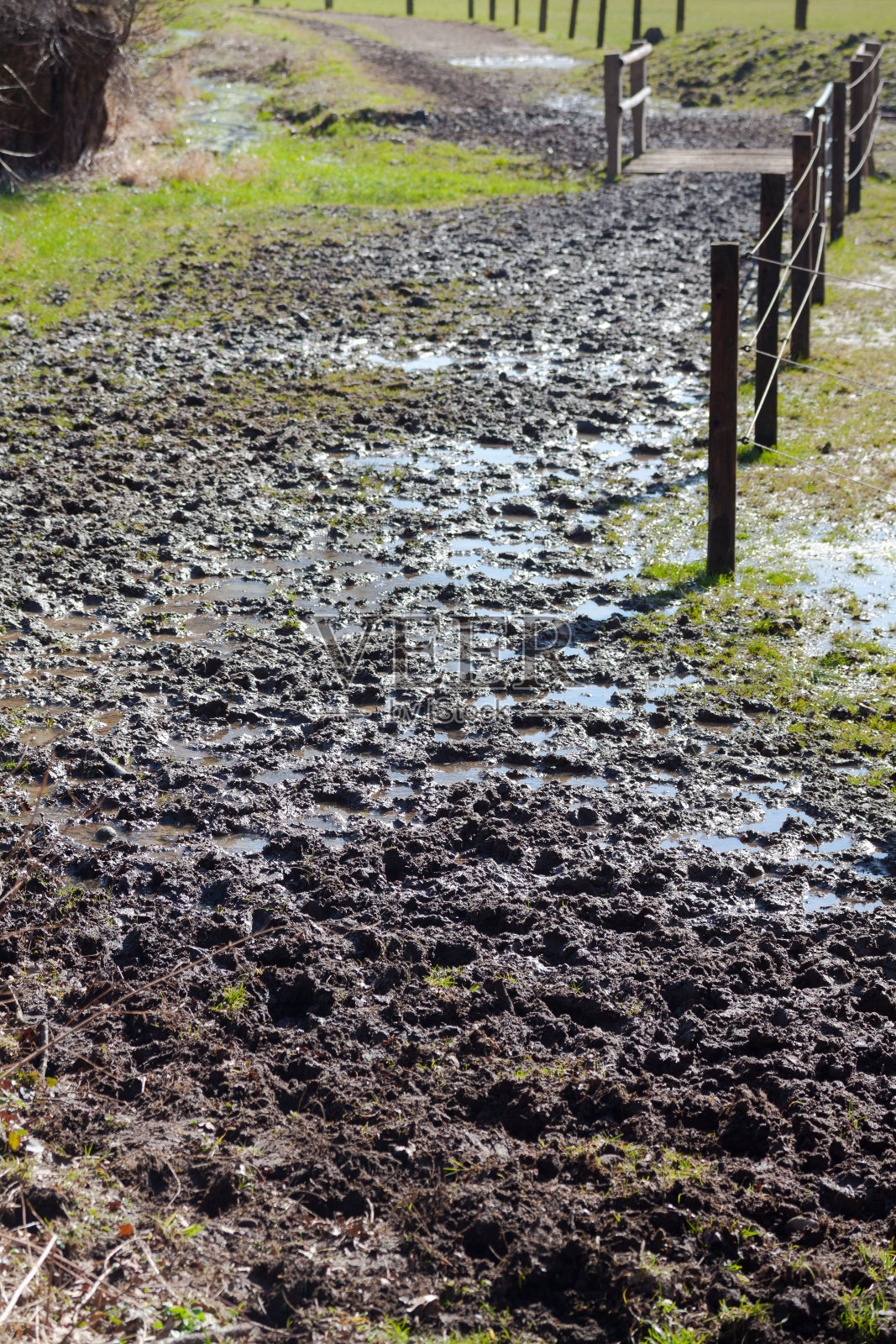 德国泥泞的马道照片摄影图片