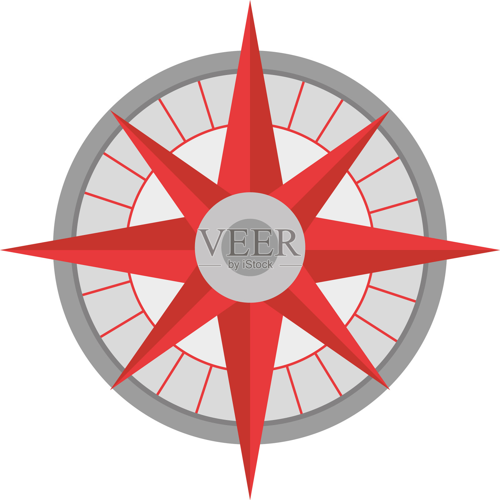 缎带罗经仪器设计设计元素图片