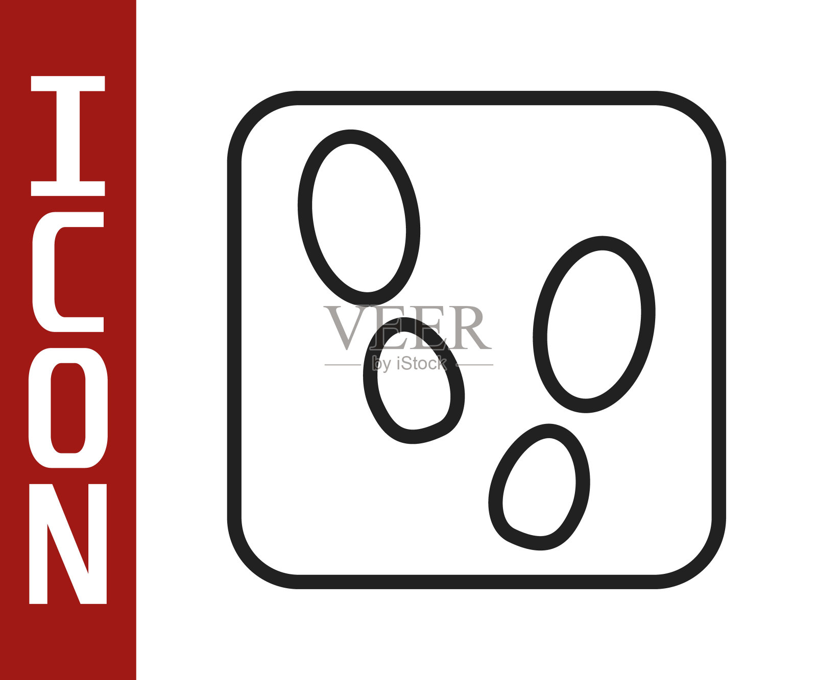 黑线人类脚印鞋图标孤立在白色背景上。鞋鞋底。向量图标素材