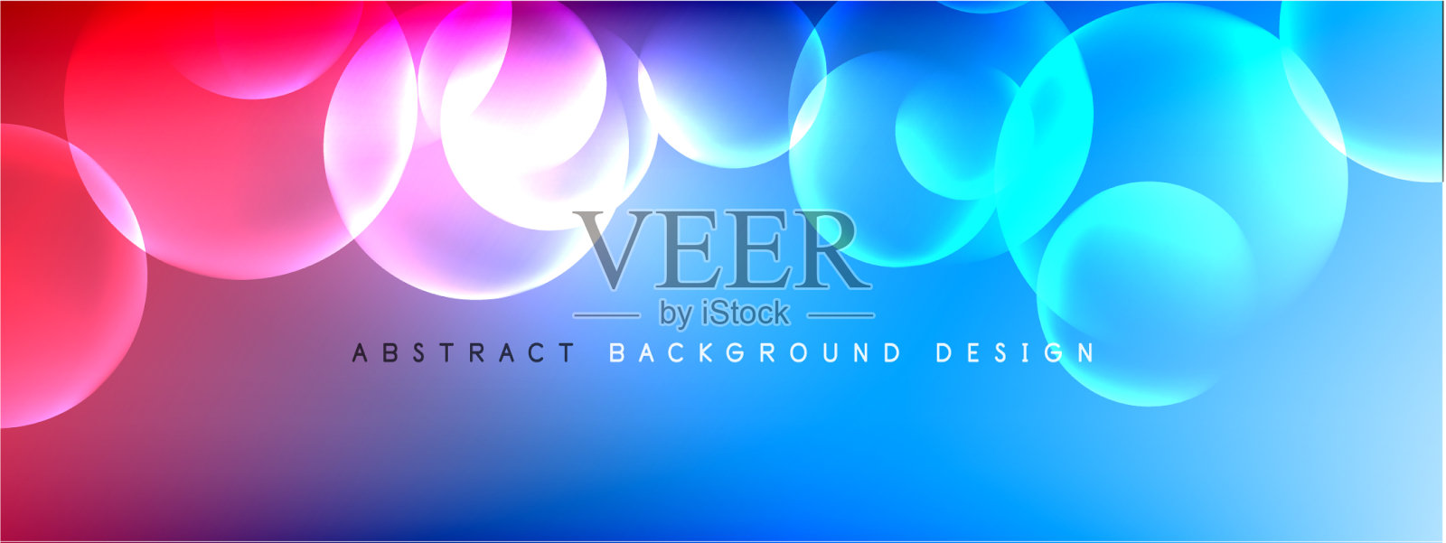 摘要背景液体气泡圈插画图片素材