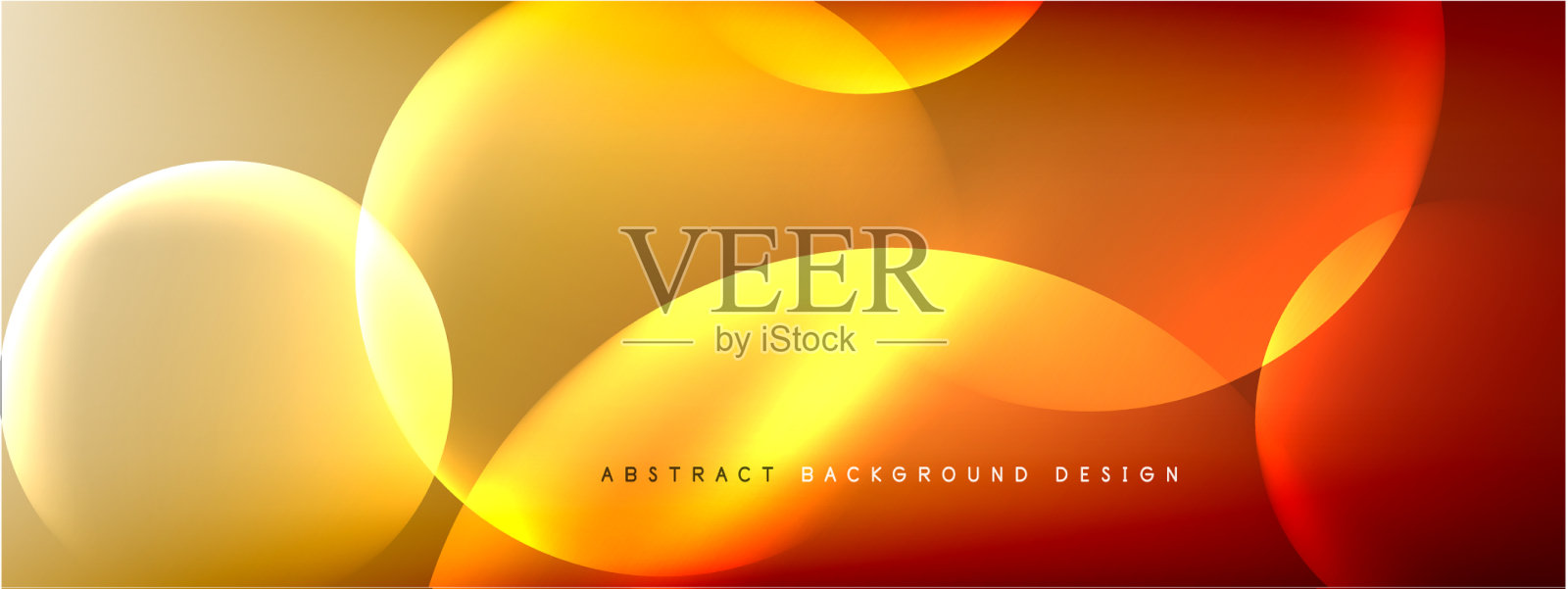 摘要背景液体气泡圈插画图片素材