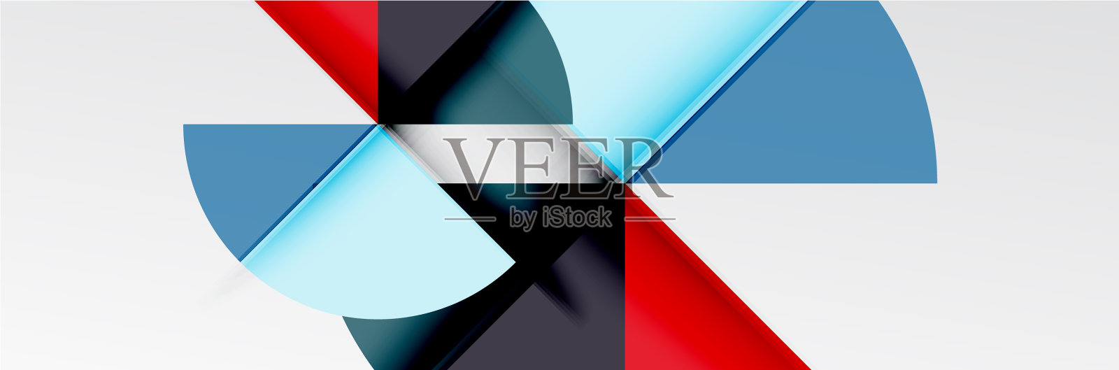 明亮的颜色圆圈抽象圆形的形状和插画图片素材