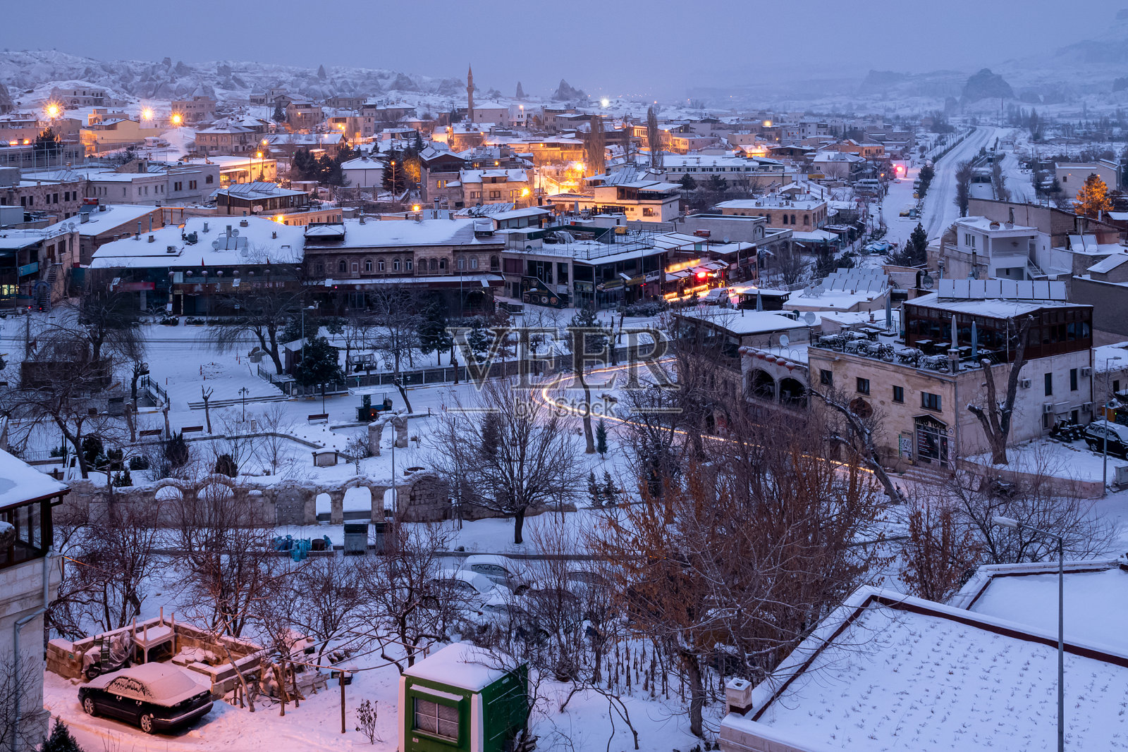 卡帕多西亚戈雷米之夜照片摄影图片