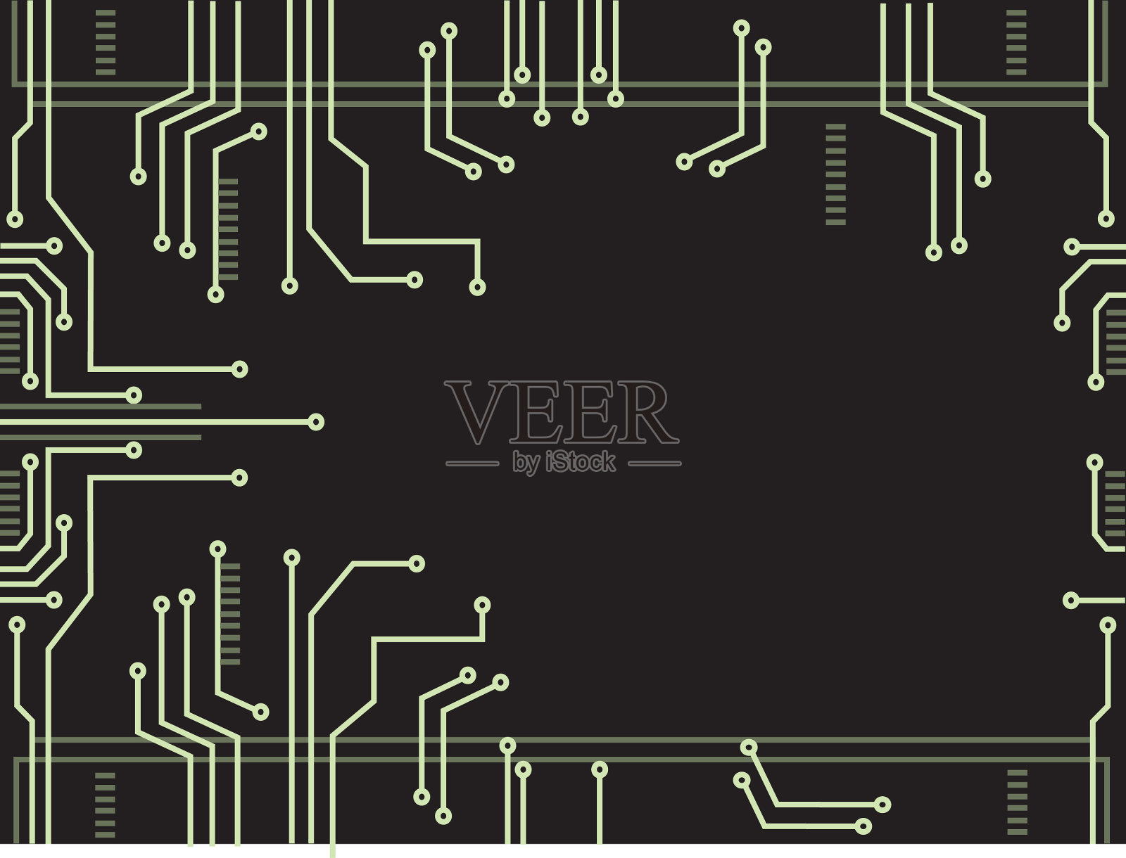 微芯片线技术背景插画图片素材