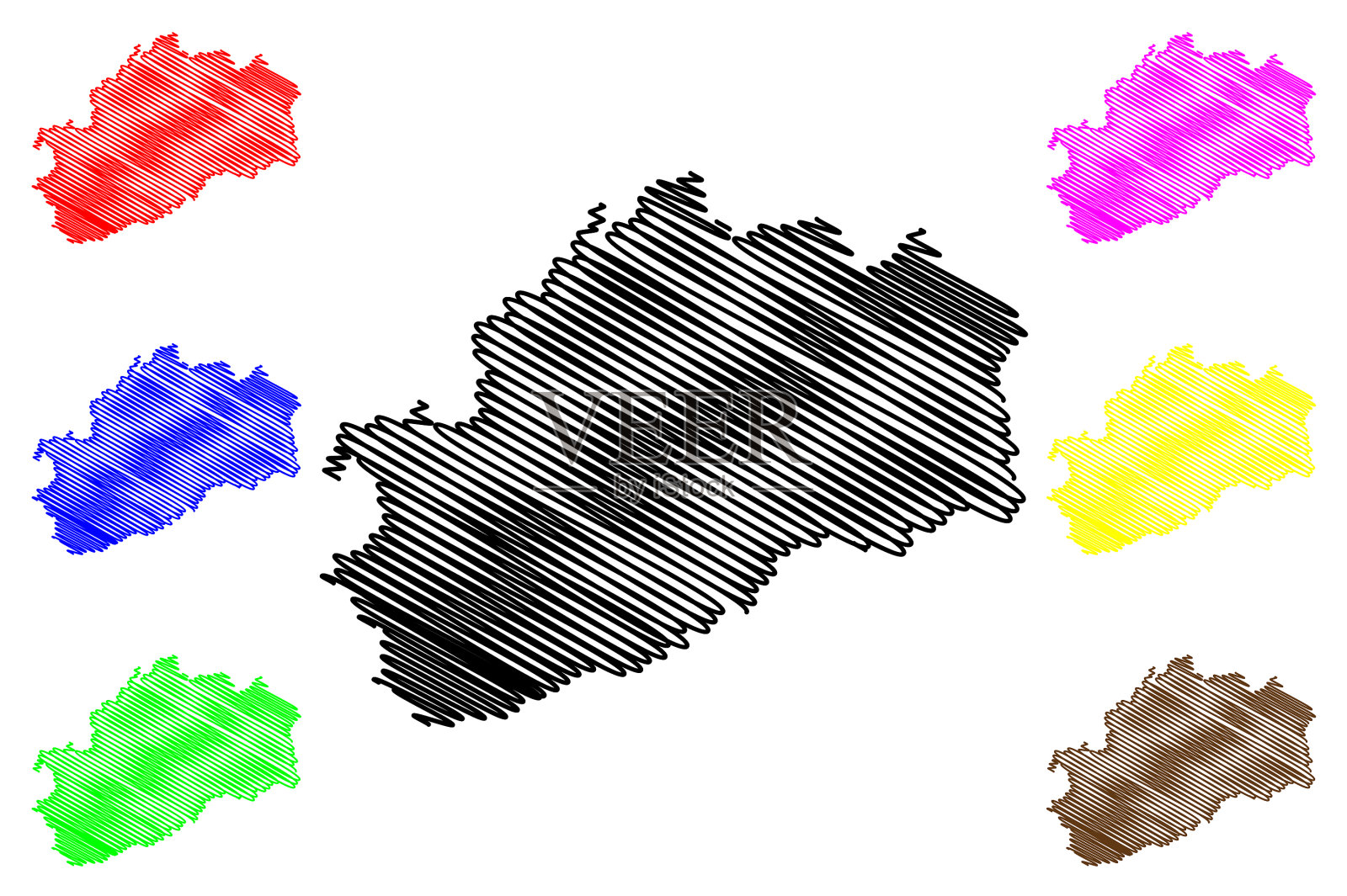 法国上saone部，法兰西共和国插画图片素材