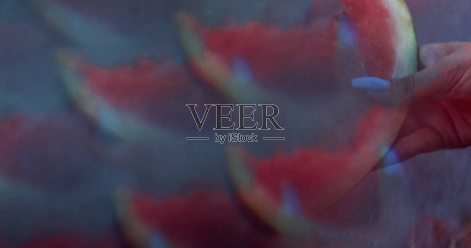 西瓜在序列照片摄影图片