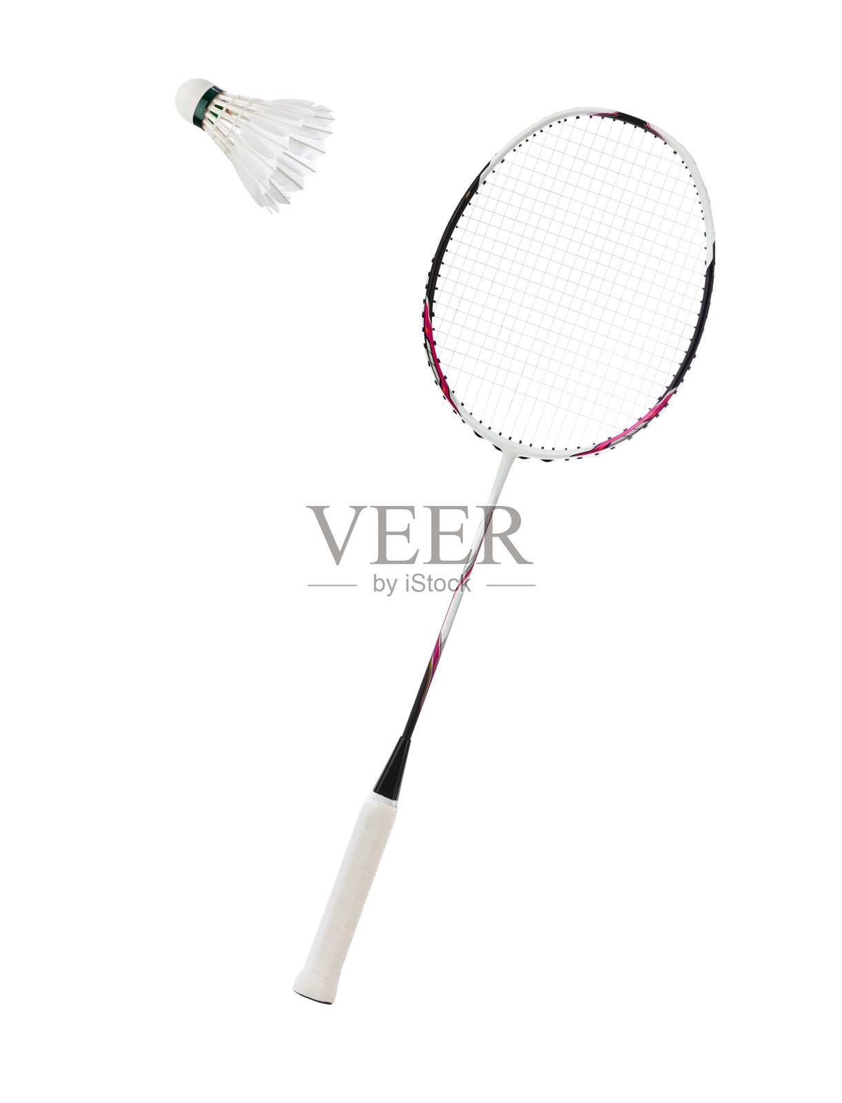 羽毛球拍和羽球照片摄影图片