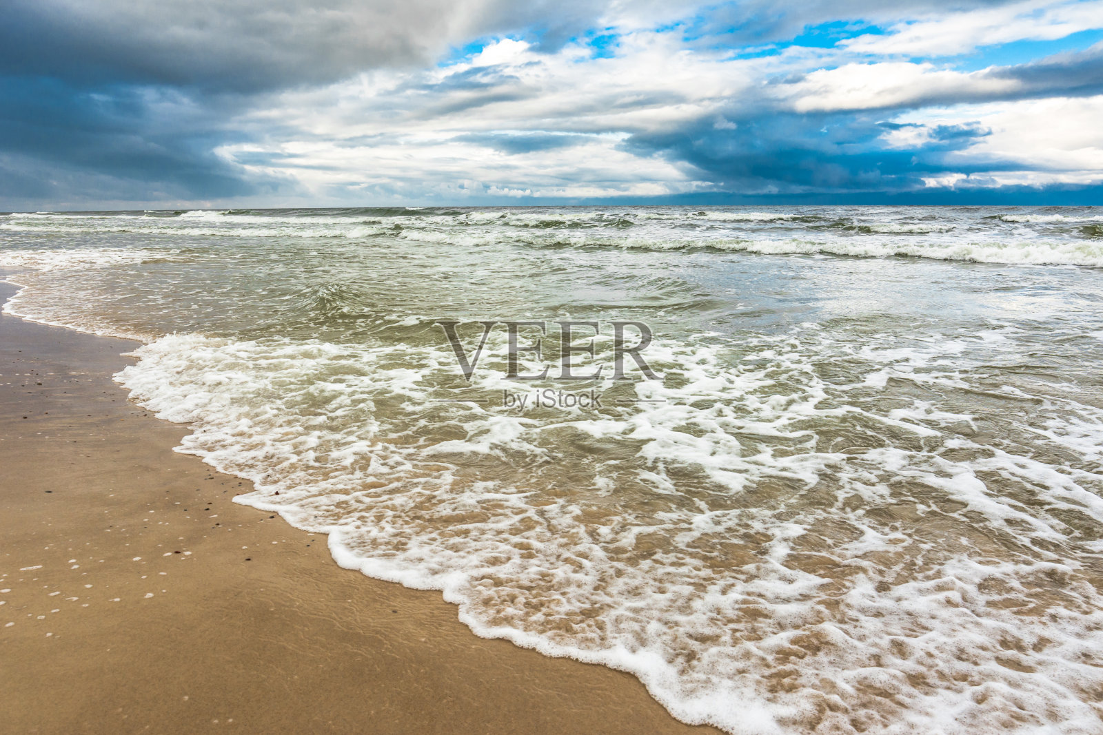波涛汹涌的海面、景观照片摄影图片