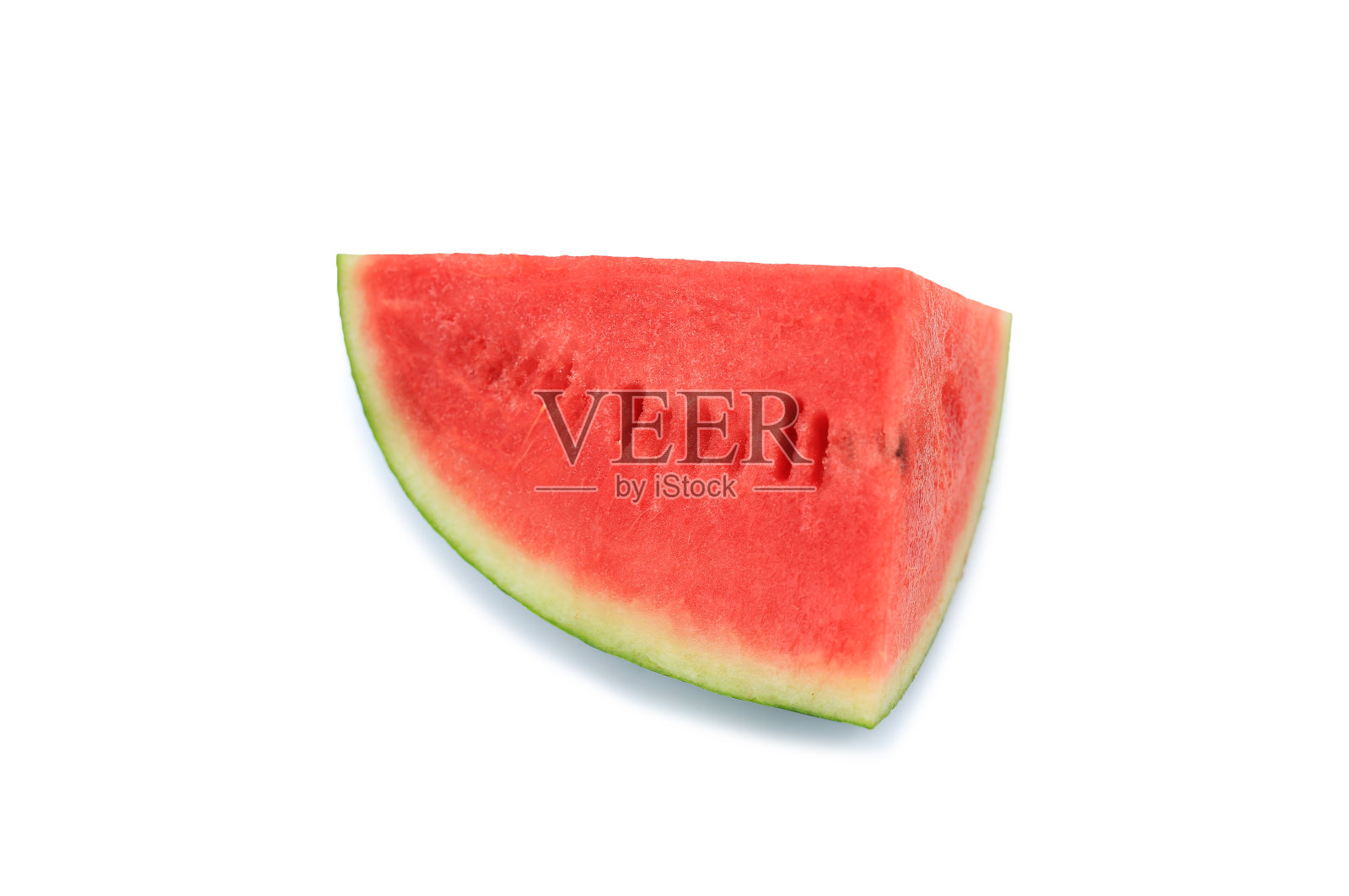 切片西瓜孤立在白色背景。泰国的热带水果照片摄影图片