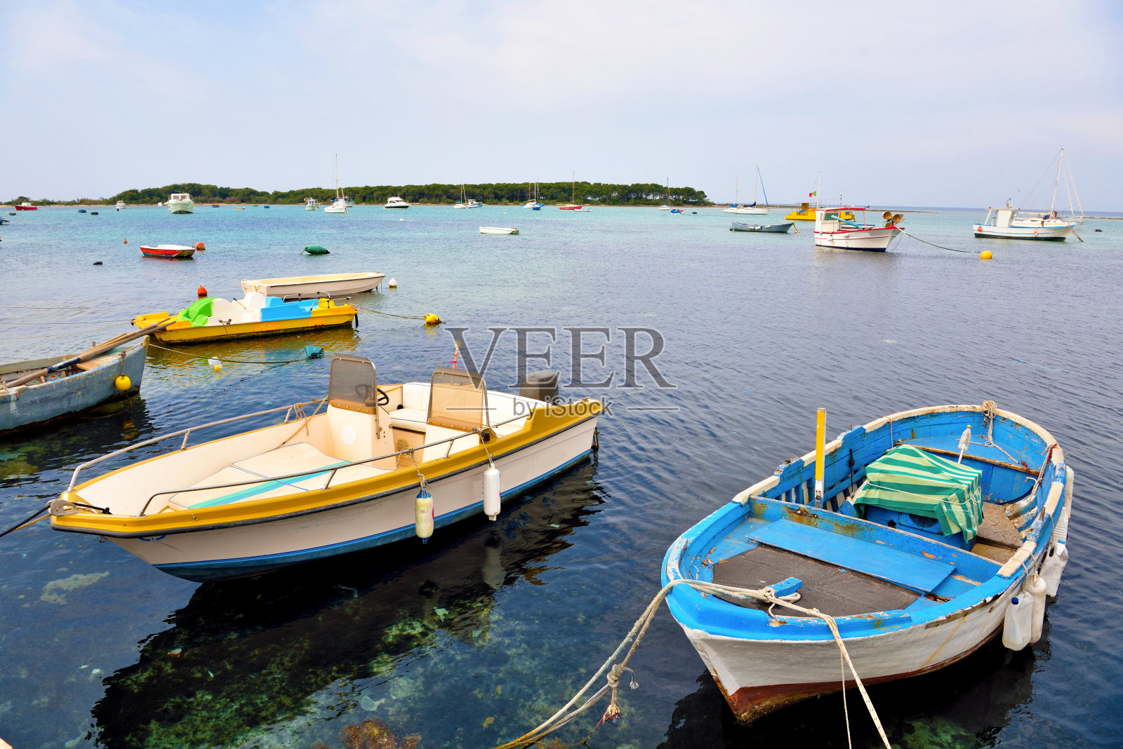 意大利萨伦托剖腹产港照片摄影图片