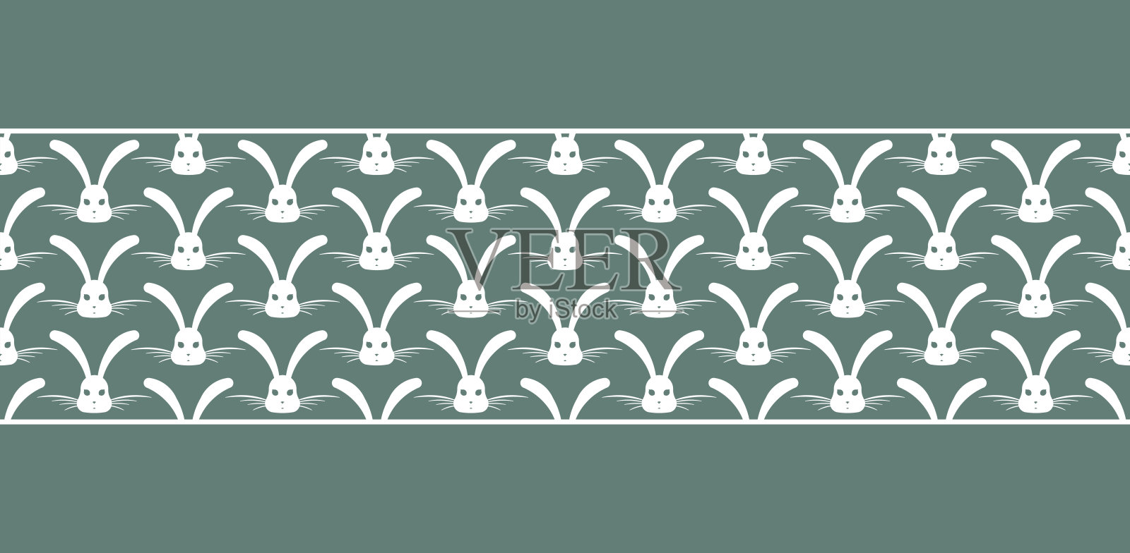 复活节兔子插画图片素材