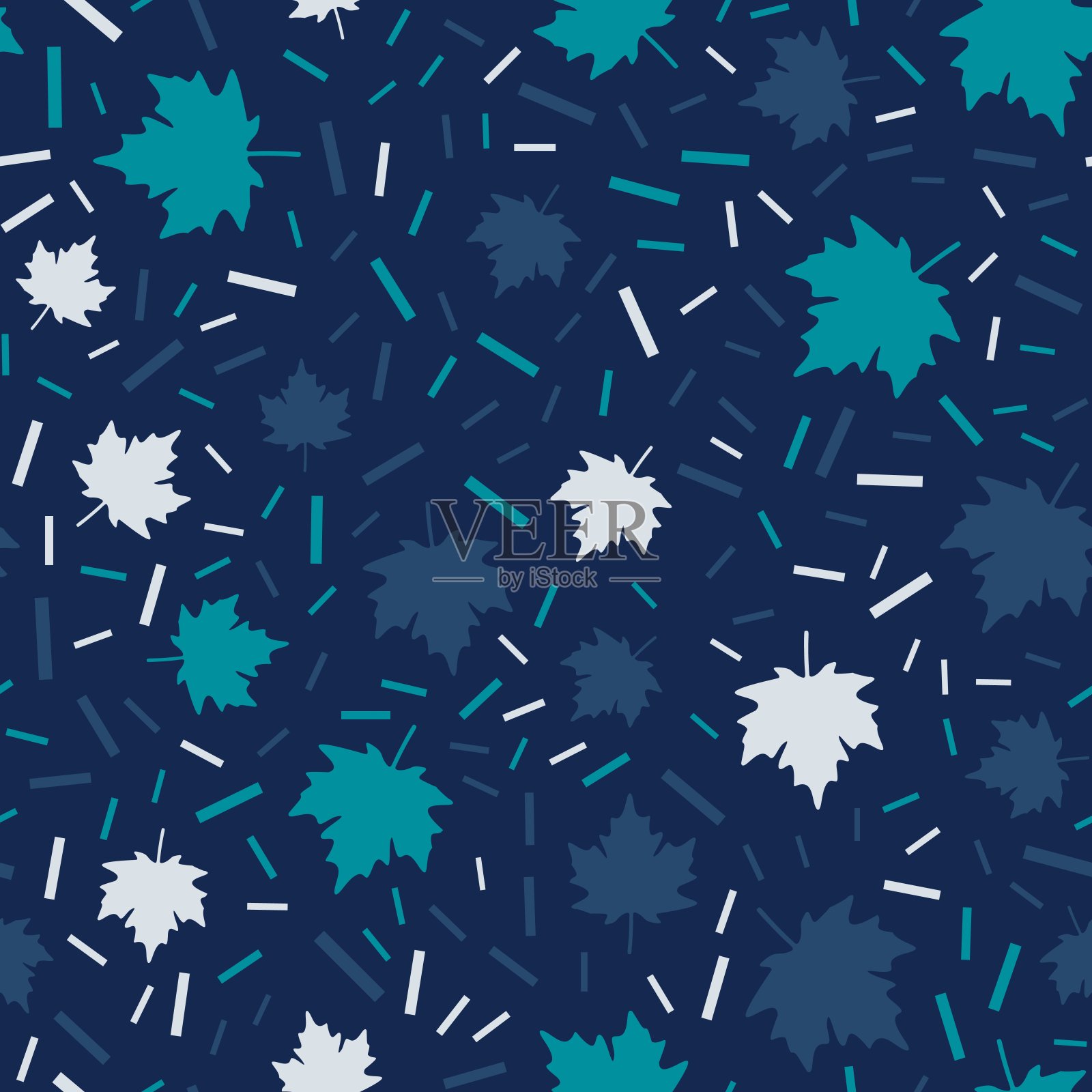 无缝的抽象模式。织物，纸张印刷，剪贴簿或墙纸的美丽纹理。矢量插图。可爱的彩色时尚背景。插画图片素材