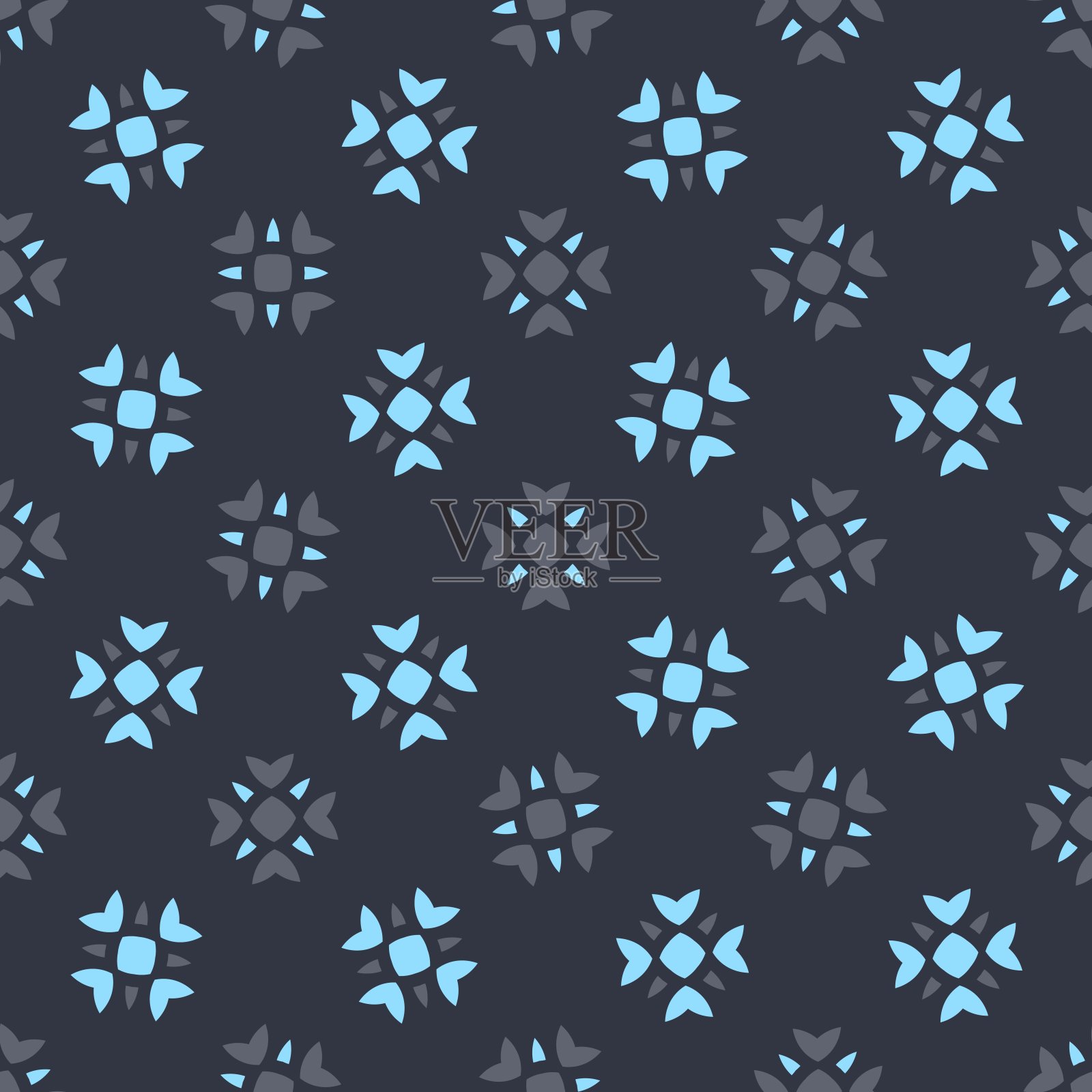 无缝的抽象模式。织物，纸张印刷，剪贴簿或墙纸的美丽纹理。矢量插图。可爱的彩色时尚背景。插画图片素材