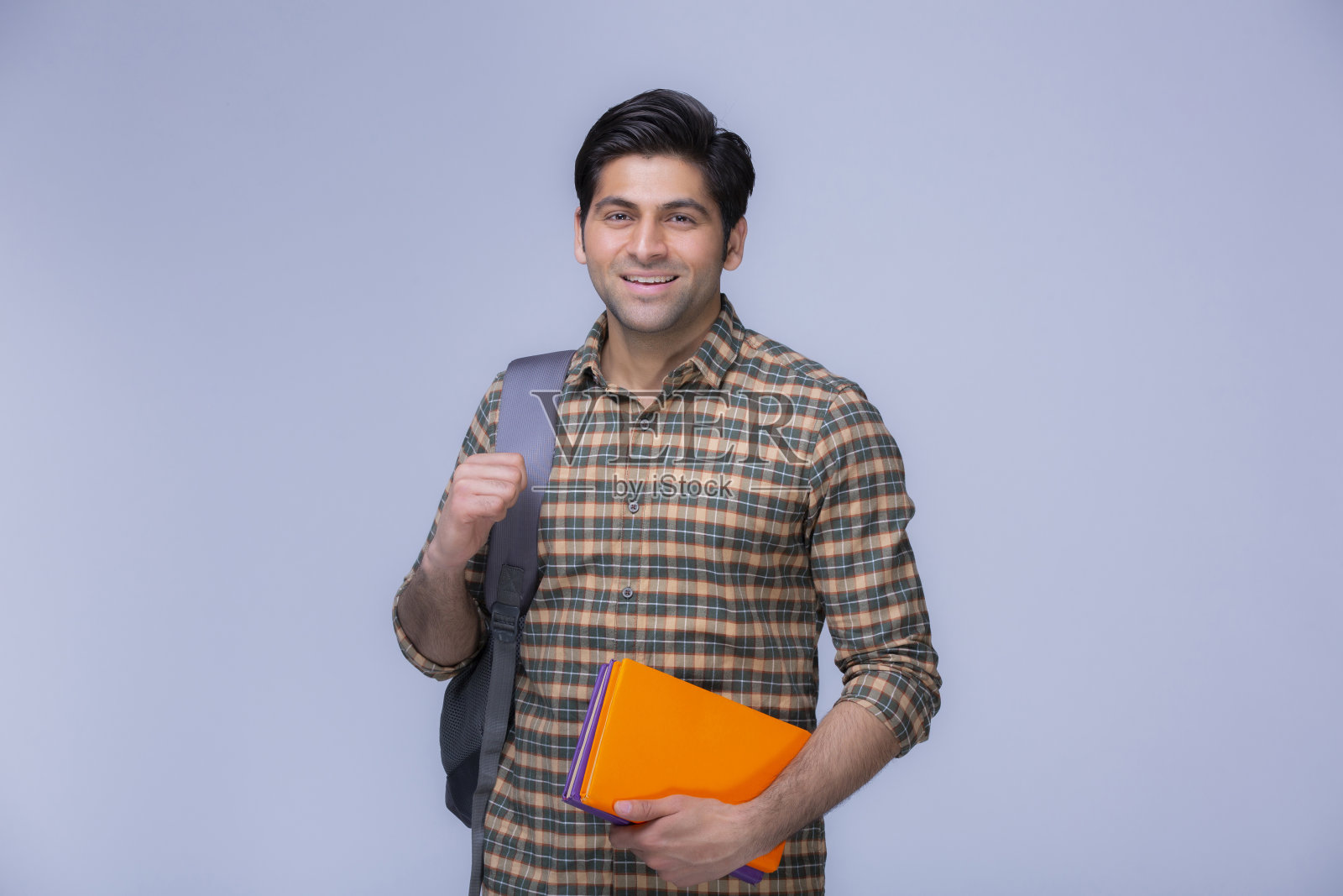 年轻男子学生肖像，库存照片照片摄影图片