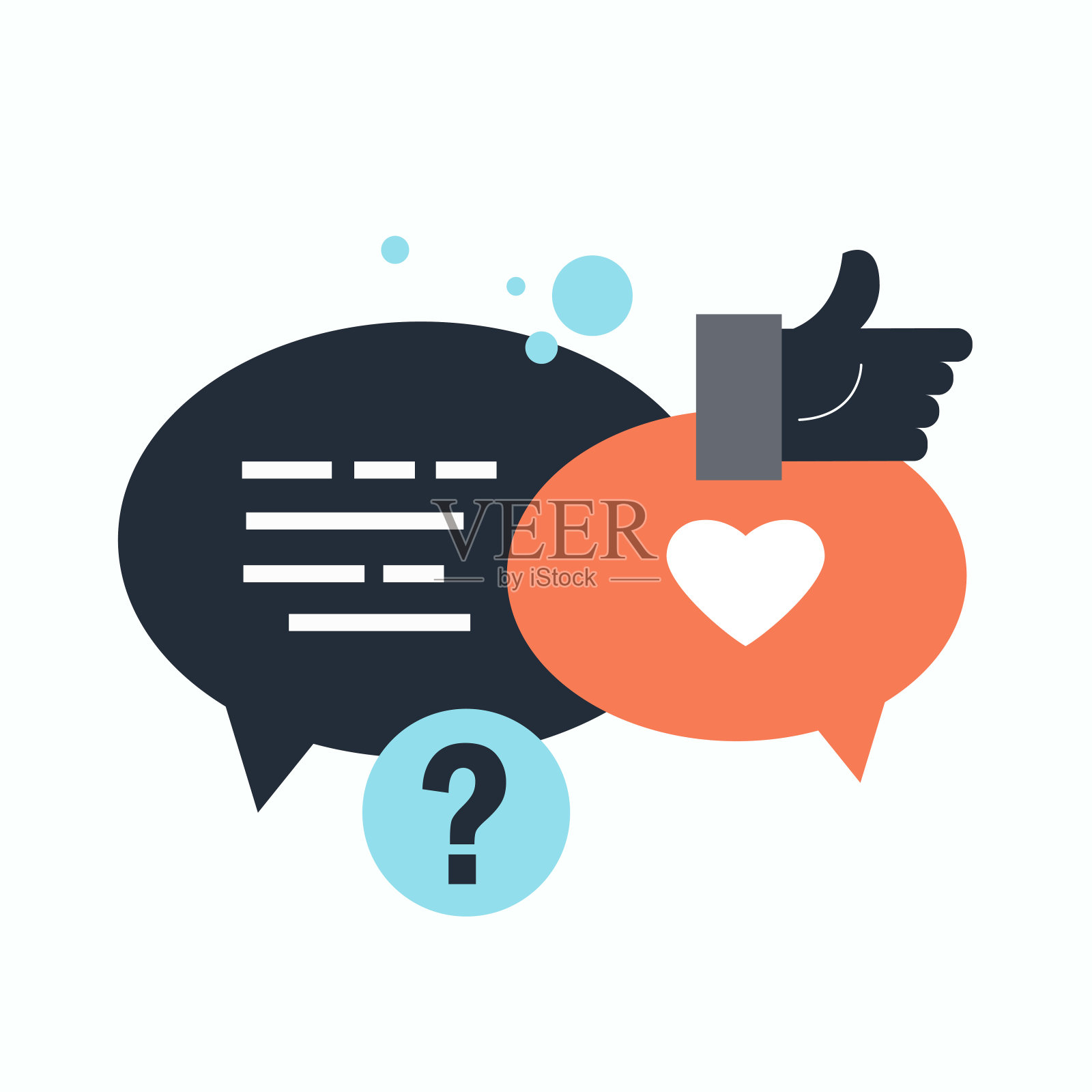 反馈。对客户服务的评价说明。网站评价反馈和审查的概念。平面向量插图插画图片素材