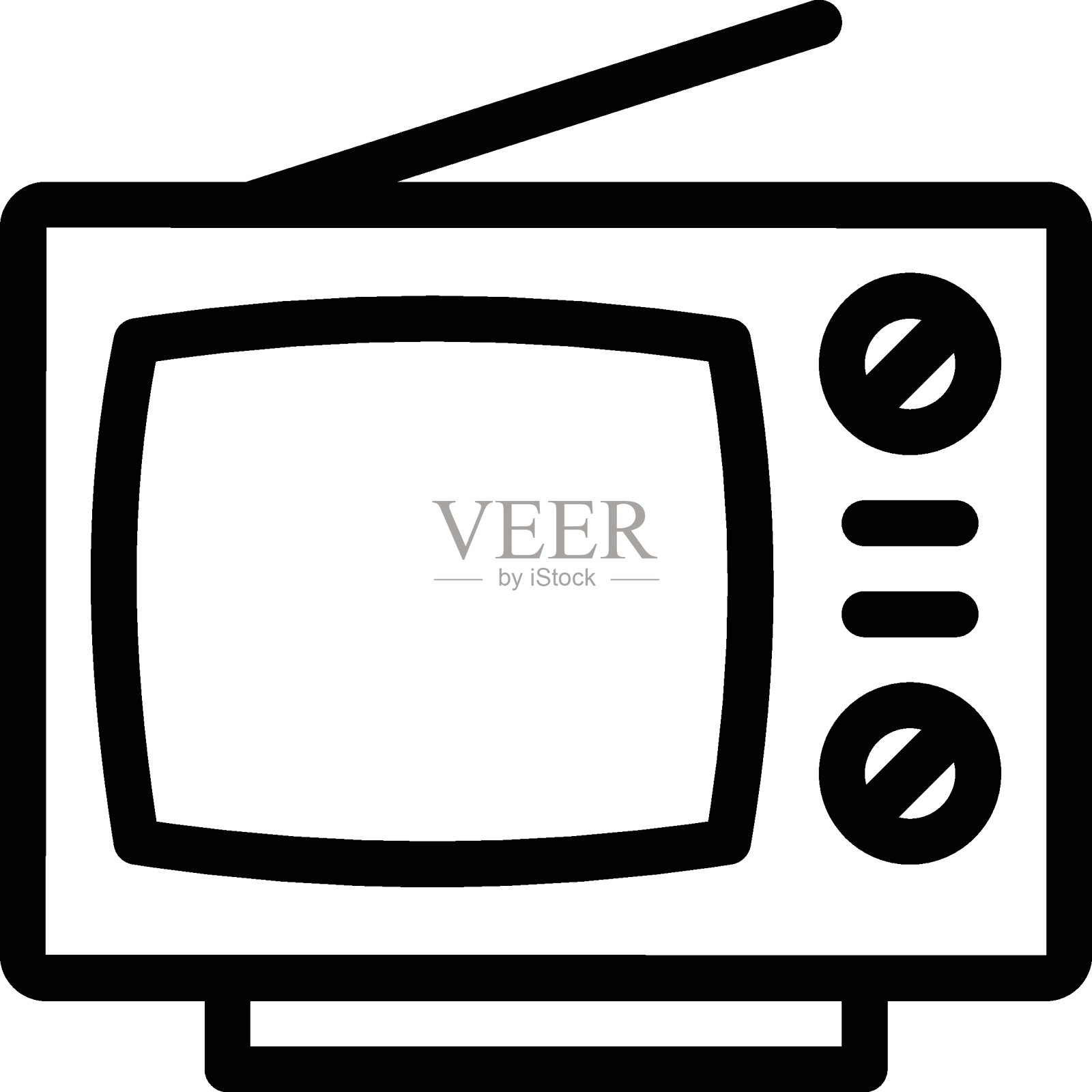 电视插画图片素材