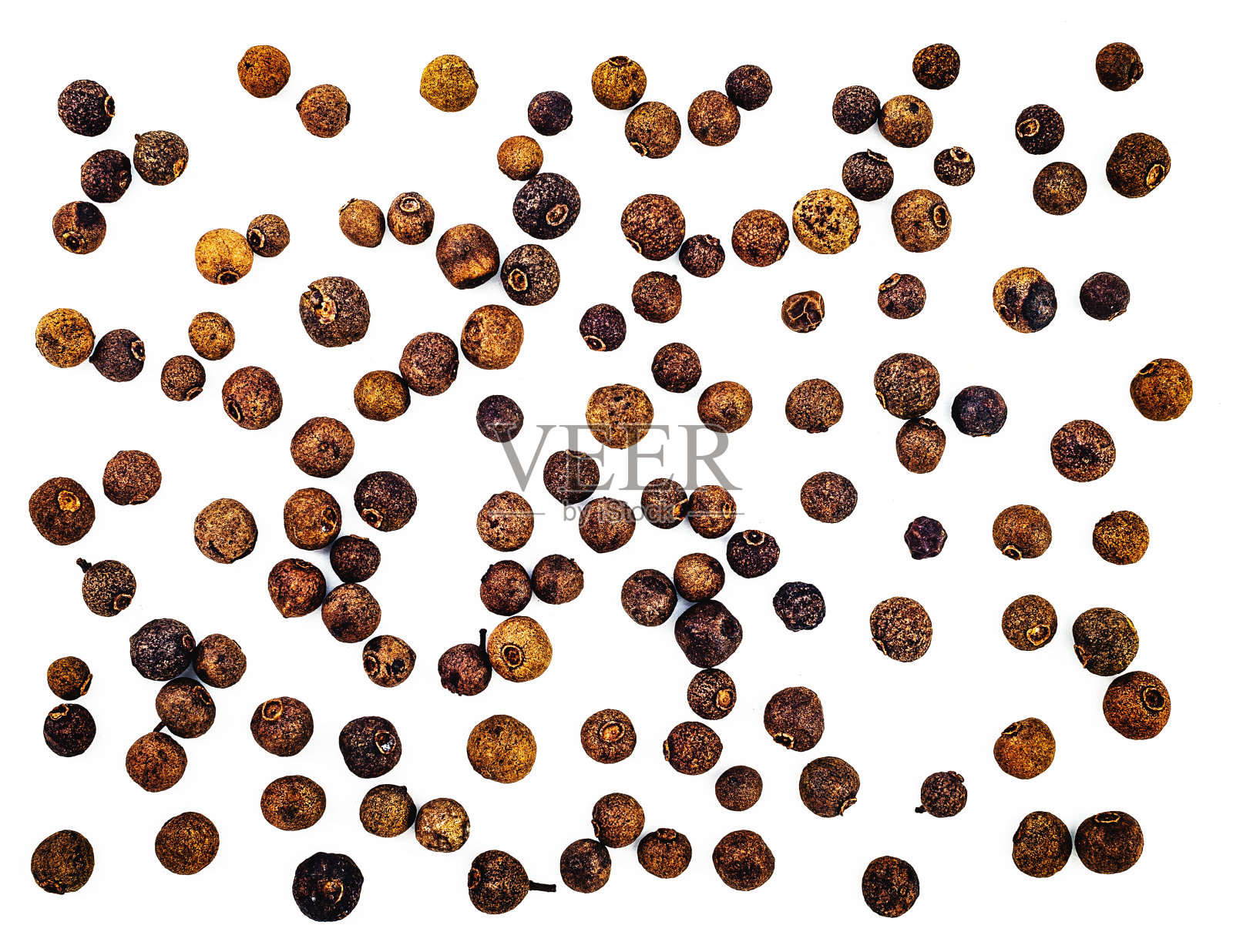 白色背景上的豌豆辣椒照片摄影图片