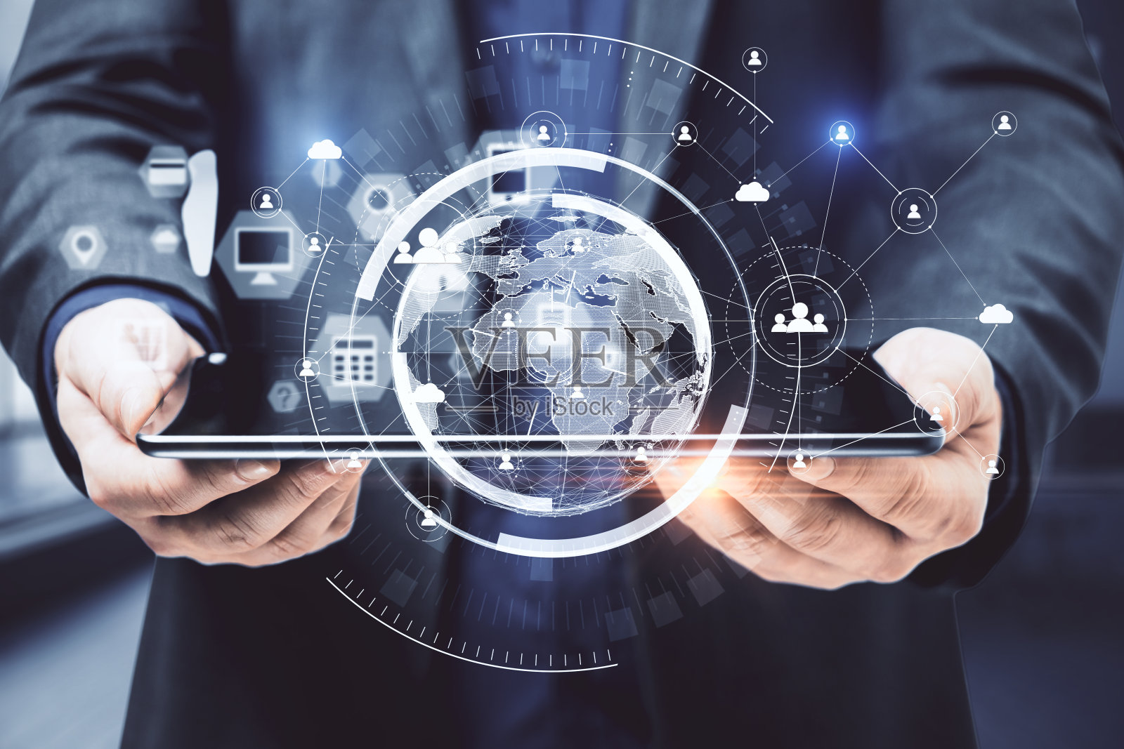 技术和通信概念。照片摄影图片