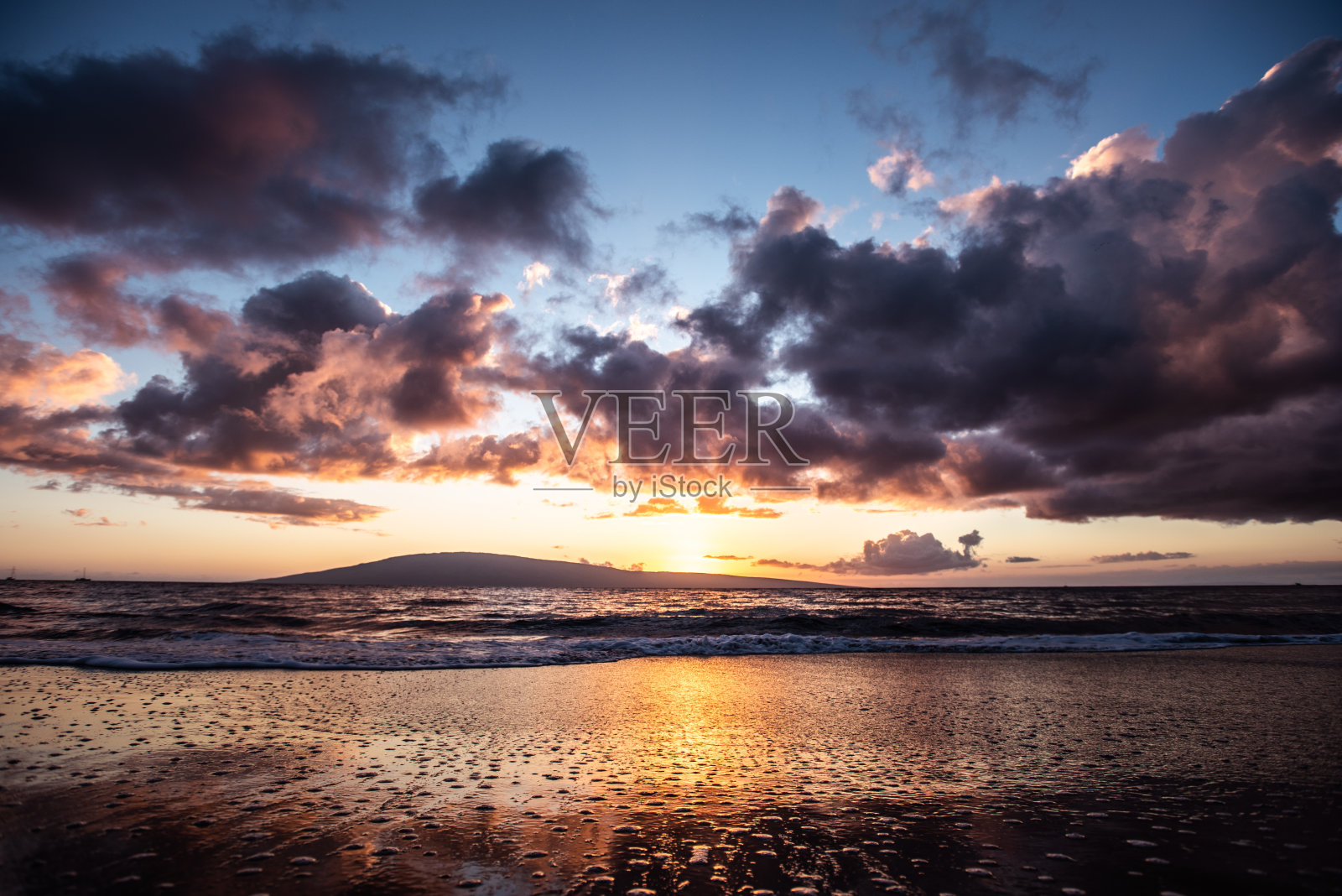 迷人的日落照片摄影图片