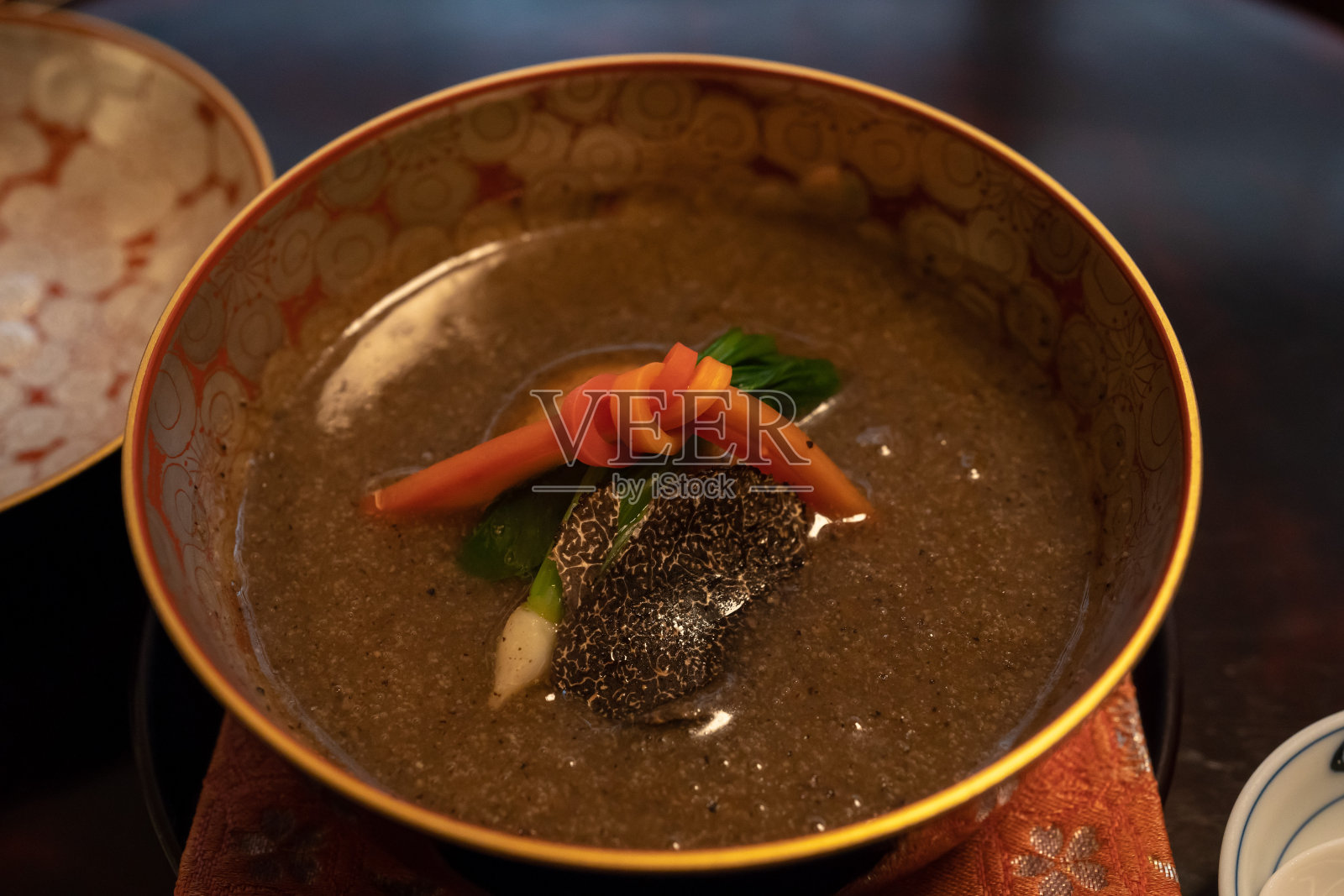 怀石料理在高级餐厅吃照片摄影图片