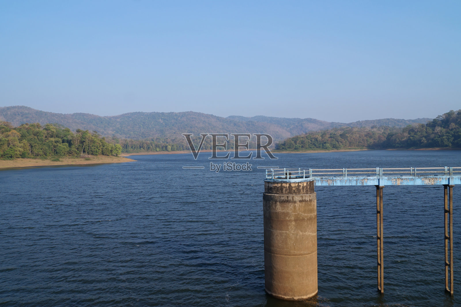 印度喀拉拉邦瓦扎尼大坝水库照片摄影图片