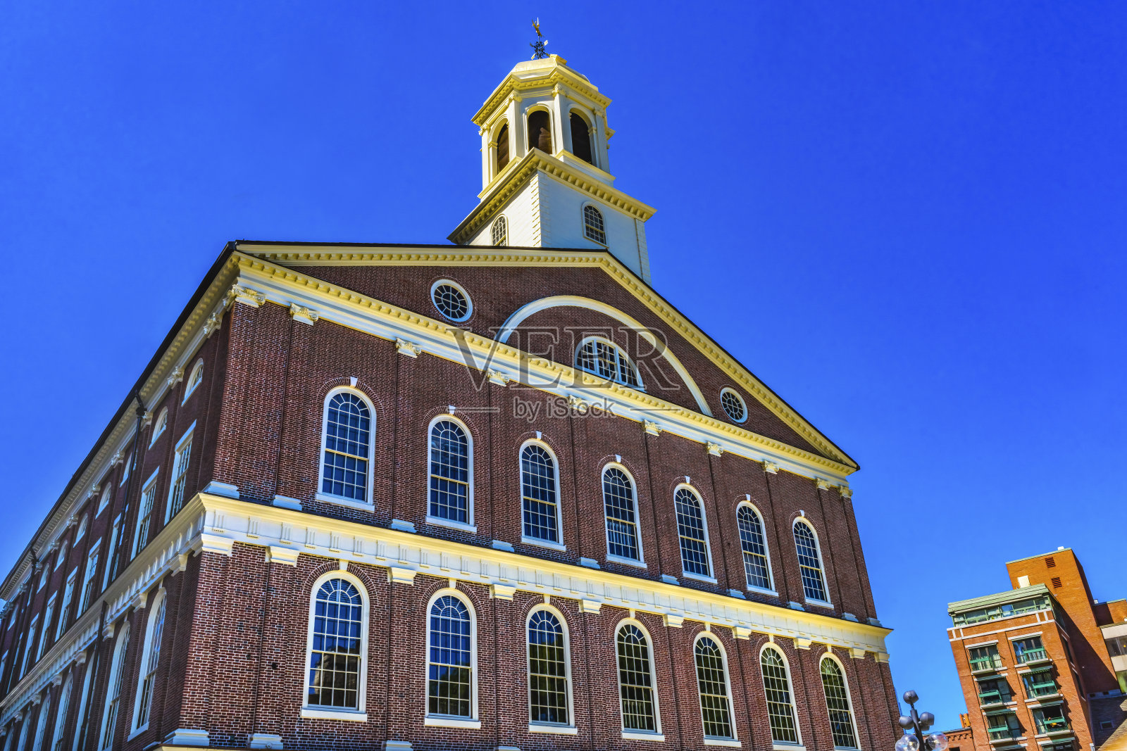 马萨诸塞州波士顿的昆西市场自由径照片摄影图片