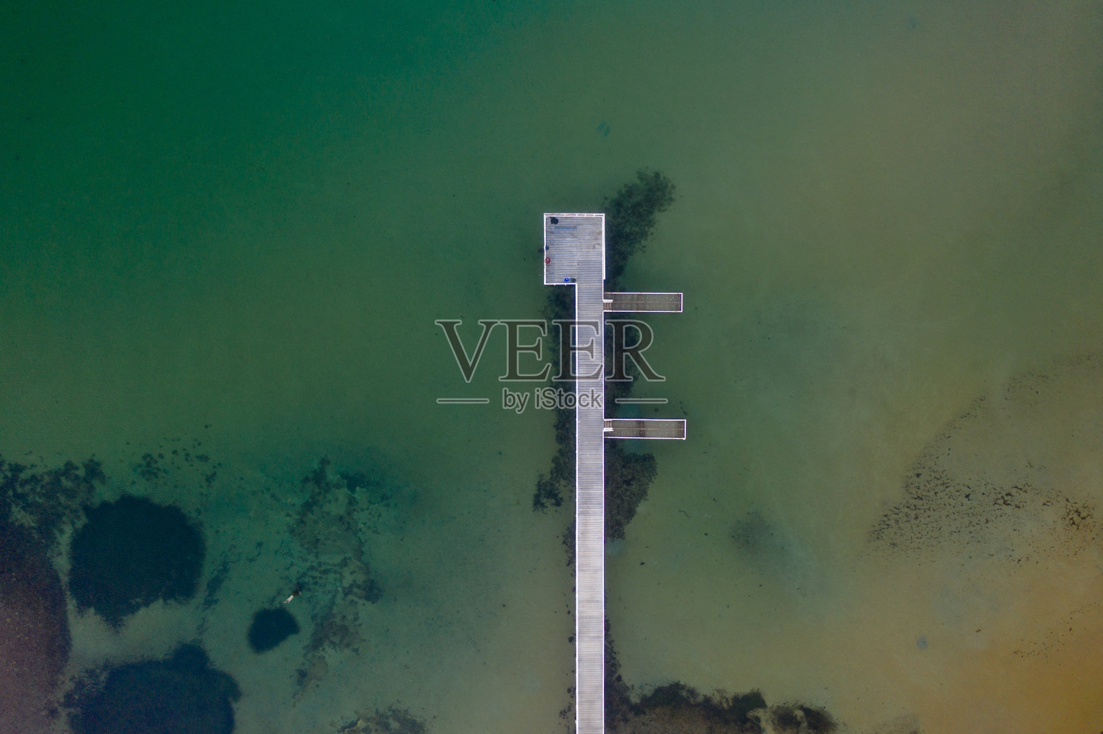 莫宁顿半岛码头天线照片摄影图片