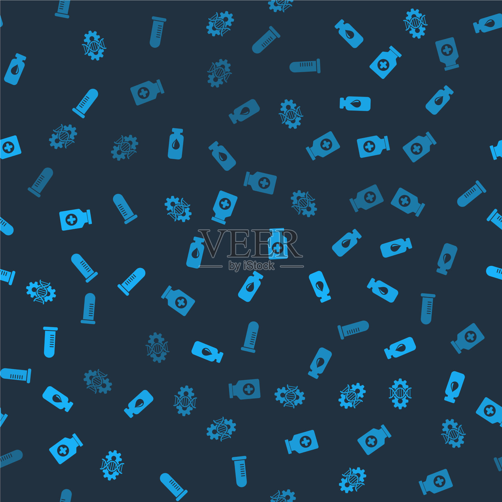 设置基因编辑医用药瓶安瓿药图标素材