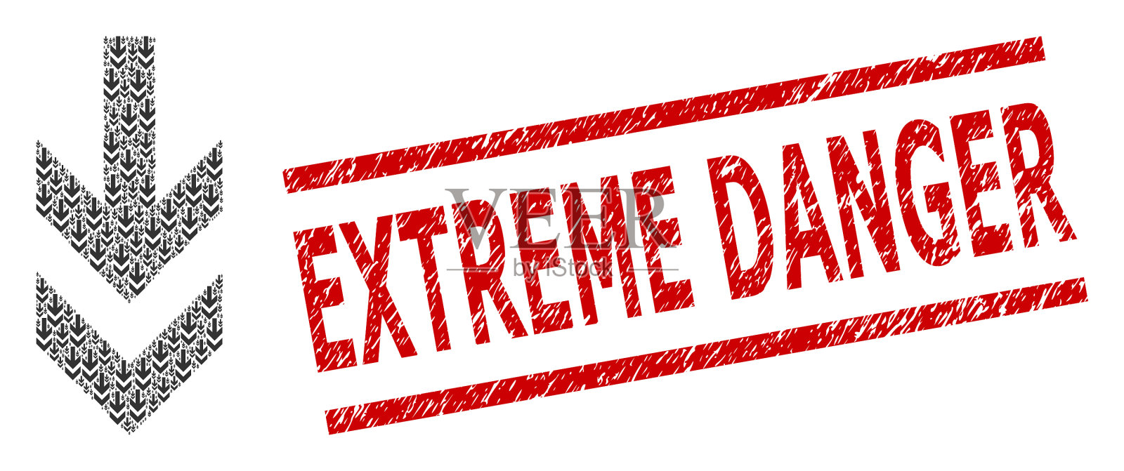 箭头向下递归拼贴箭头向下项目设计元素图片