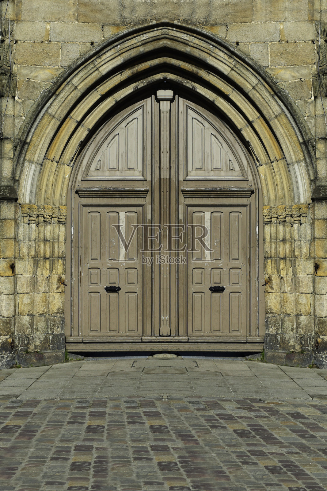 狄南-教堂门照片摄影图片