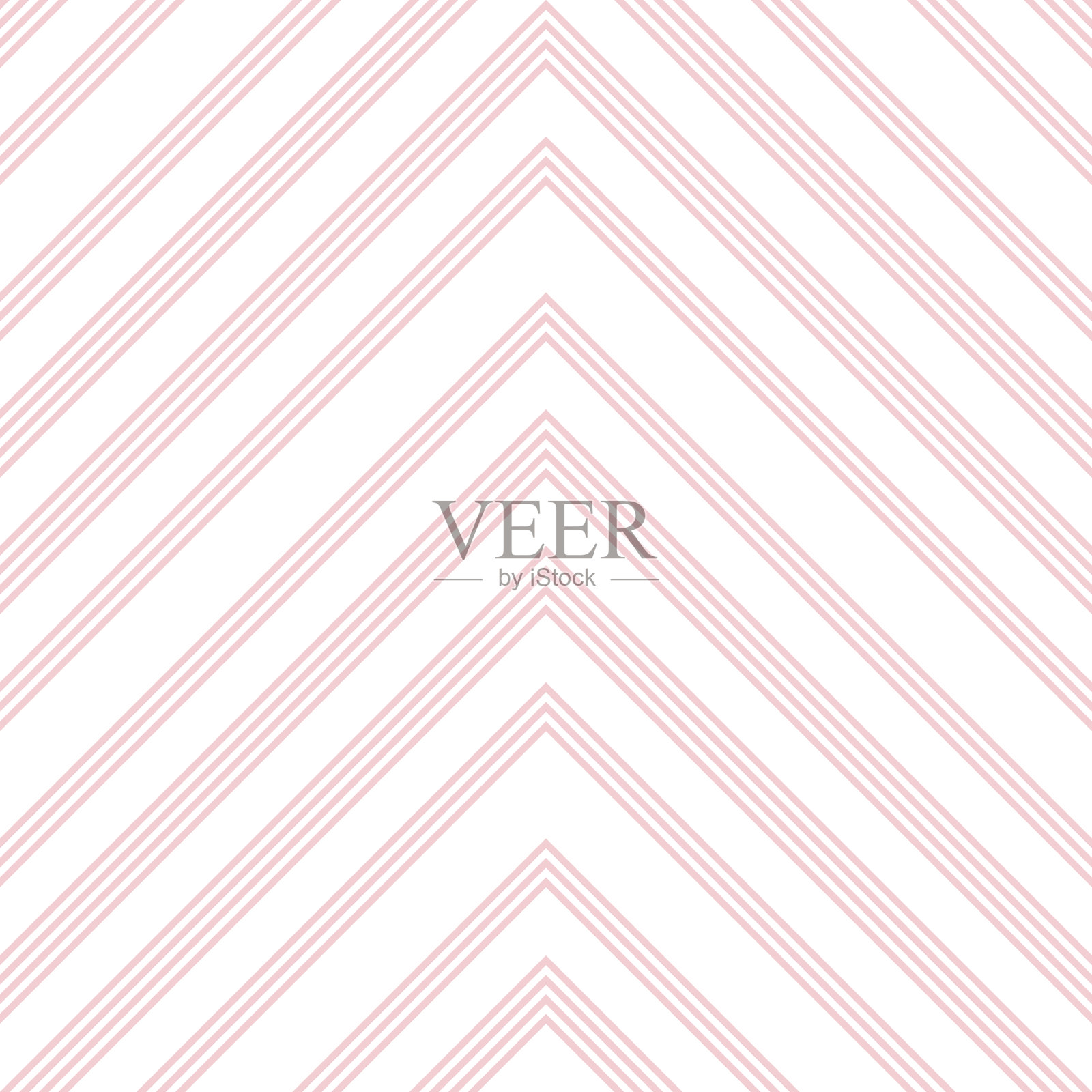 粉红人字形斜条纹无缝图案插画图片素材