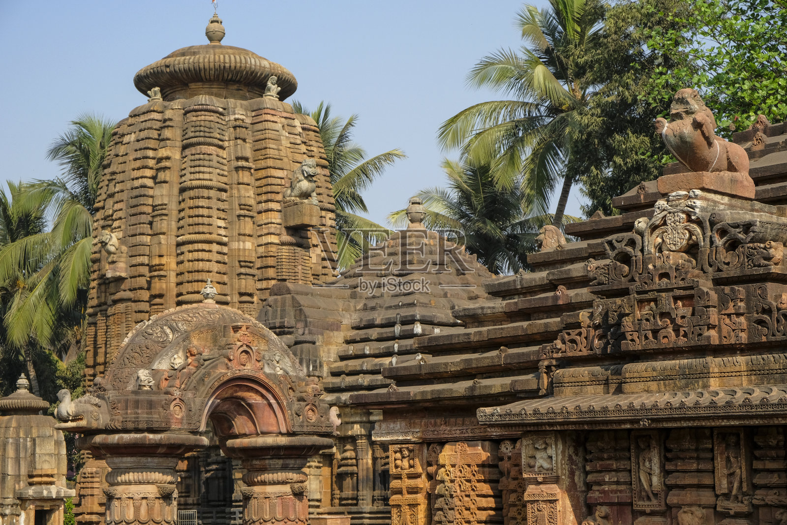 印度奥里萨邦的布巴内斯瓦尔。照片摄影图片