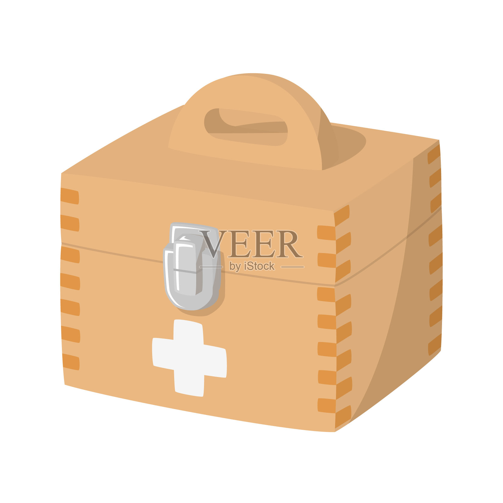 急救箱。插画图片素材