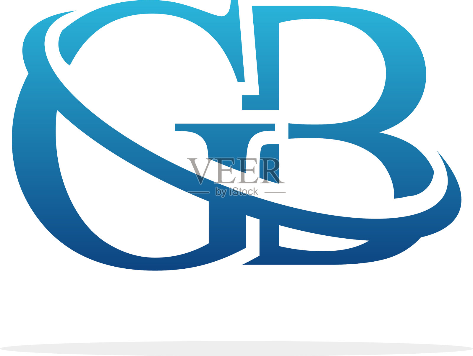 Gb标志艺术图标设计形象插画图片素材