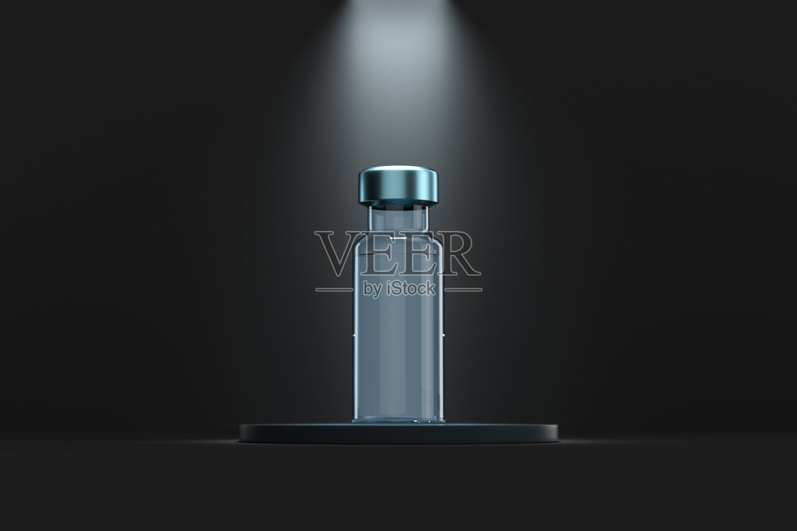 2019冠状病毒疫苗，3d渲染照片摄影图片