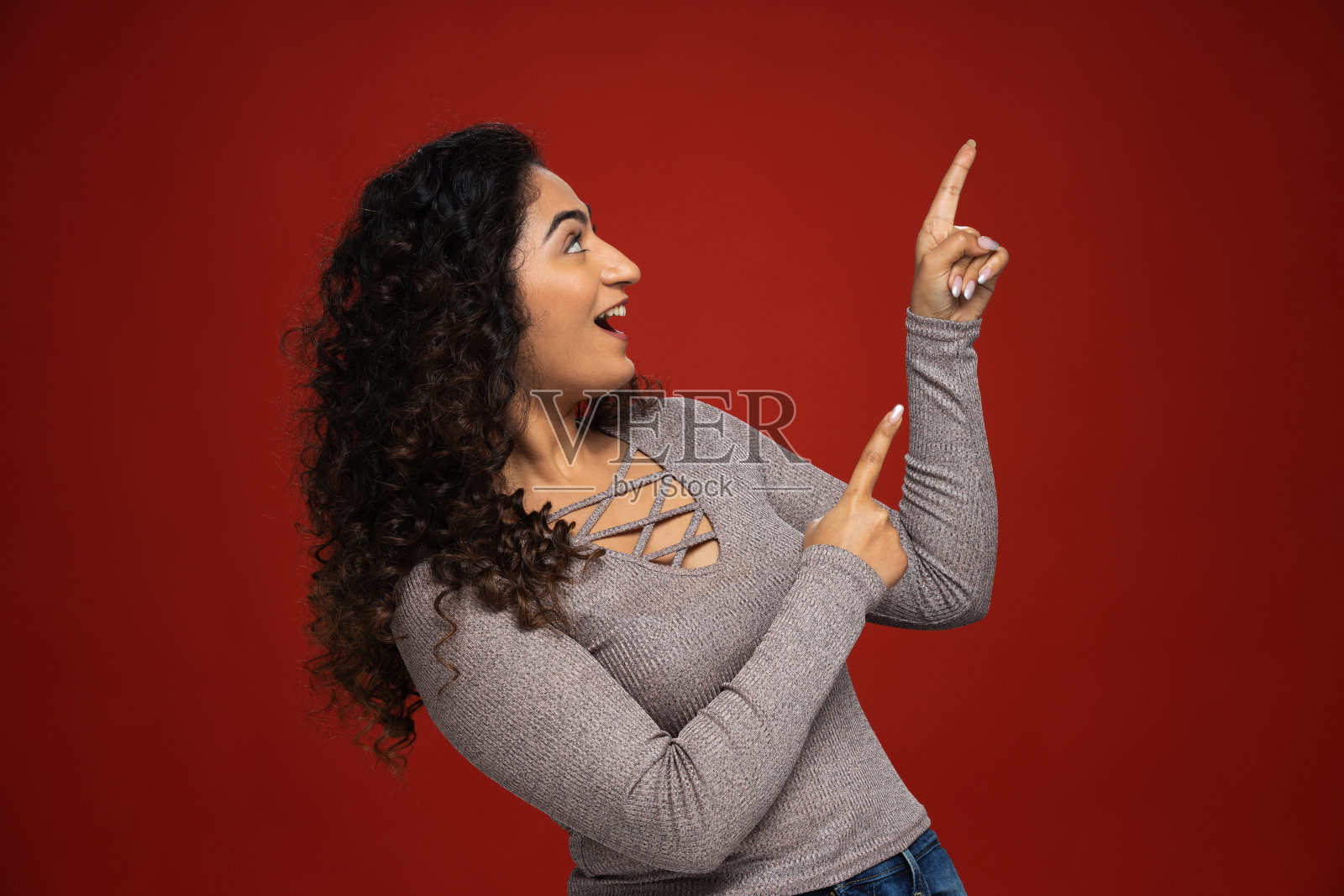 漂亮的年轻女子，库存照片照片摄影图片