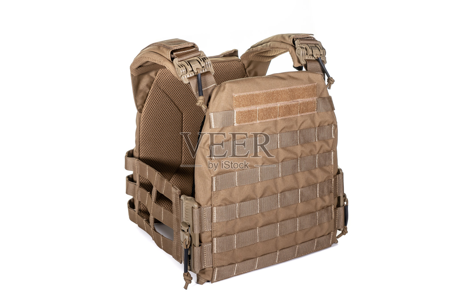 防弹背心，战术防弹衣和隐藏额外口袋的防弹背心，伪装照片摄影图片