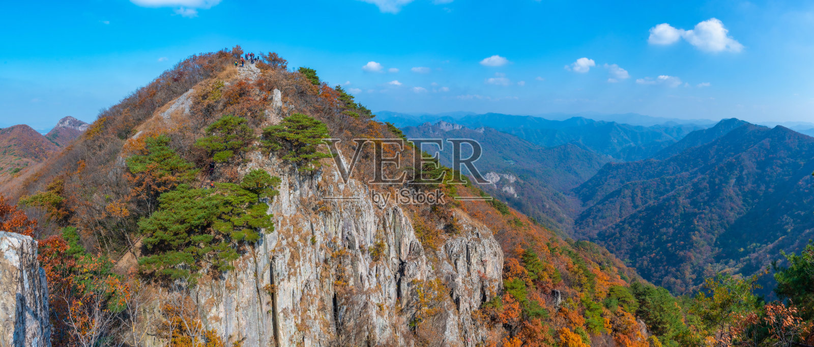 韩国内长山国立公园鸟瞰图照片摄影图片