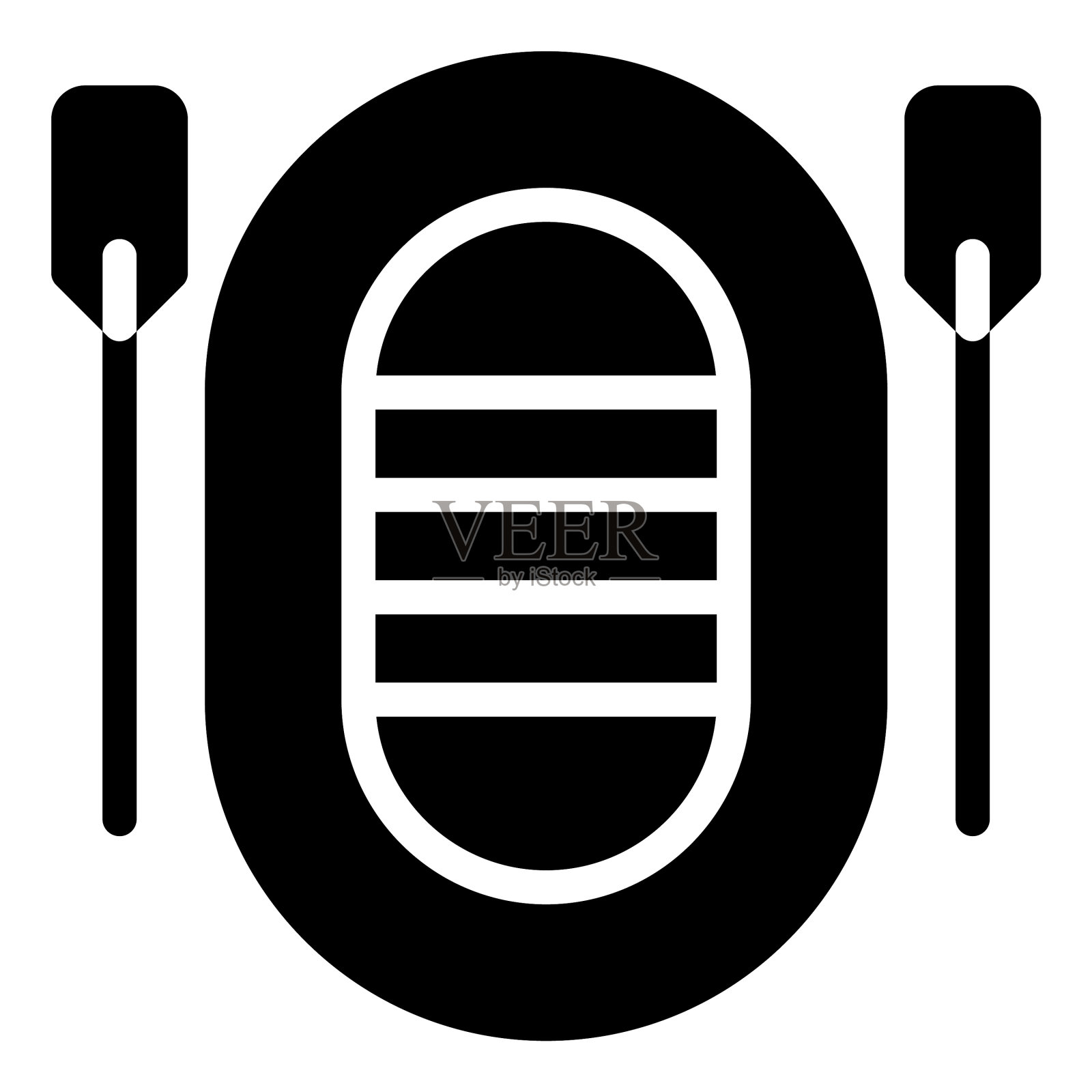 充气船图标暑假相关图标素材