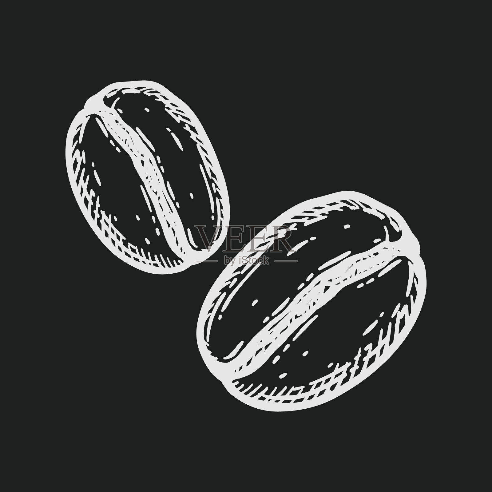 集团烘焙咖啡豆咖啡因标志插画图片素材