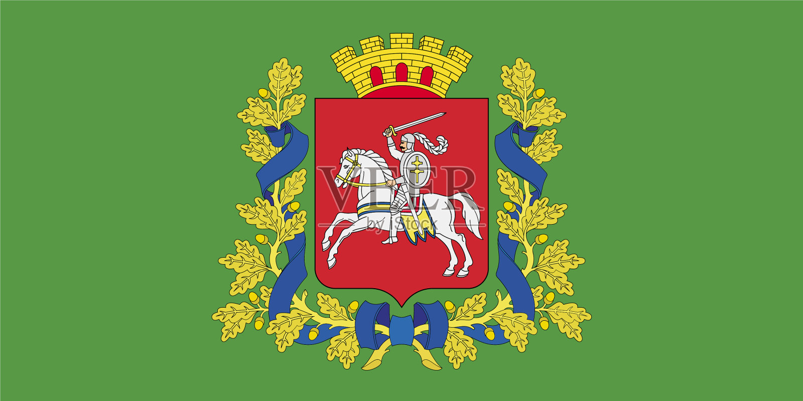 白俄罗斯共和国的维捷布斯克旗地区插画图片素材