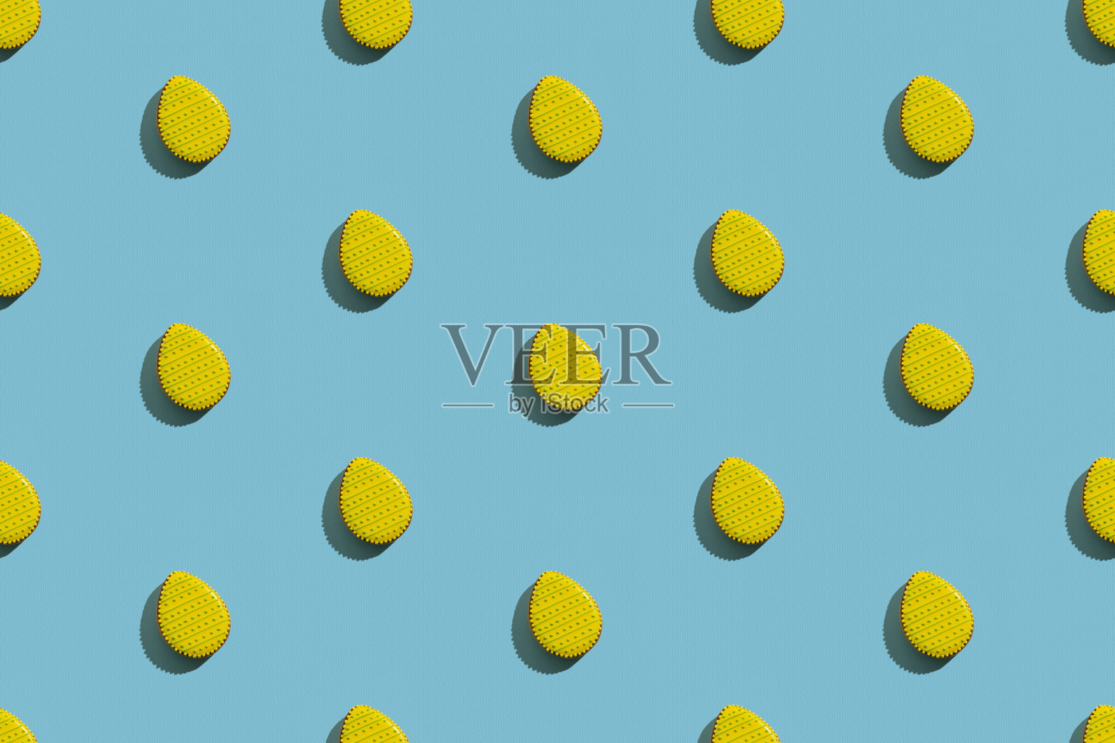 传统的复活节图案面包店无缝横幅照片摄影图片