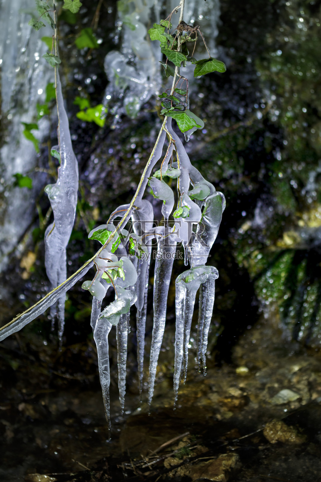 冰钟乳石照片摄影图片