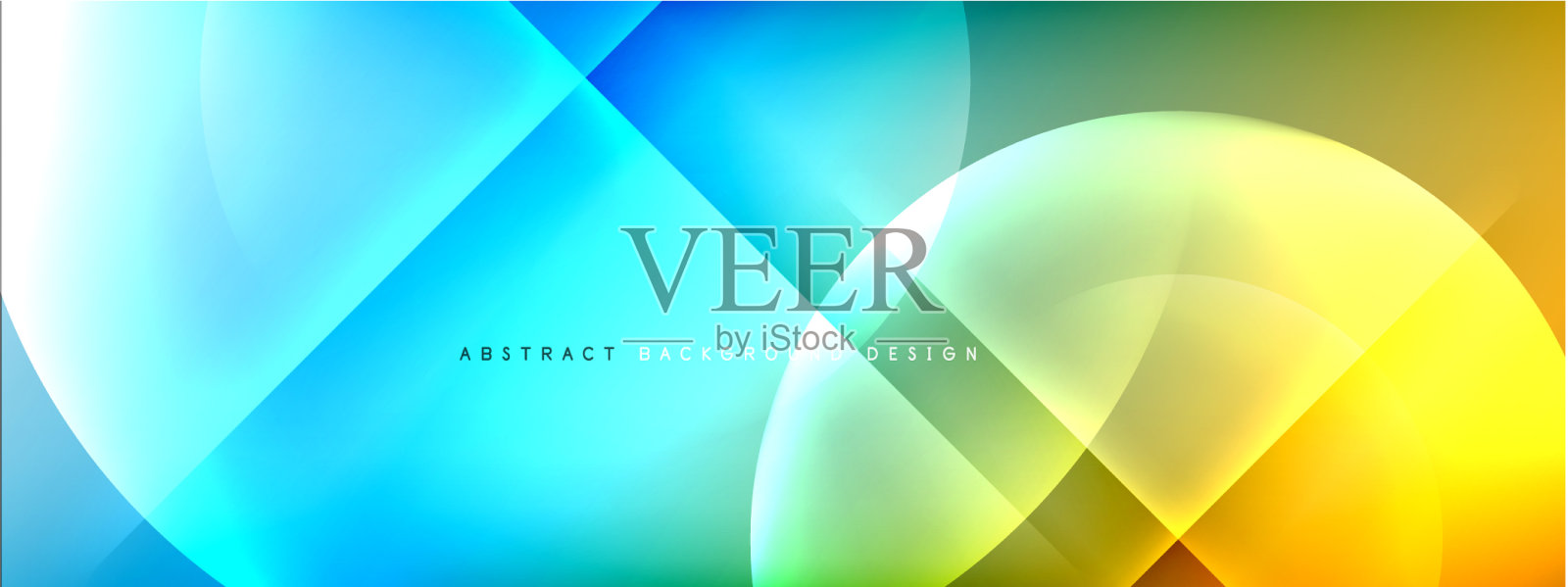 抽象背景-圆和十字上插画图片素材