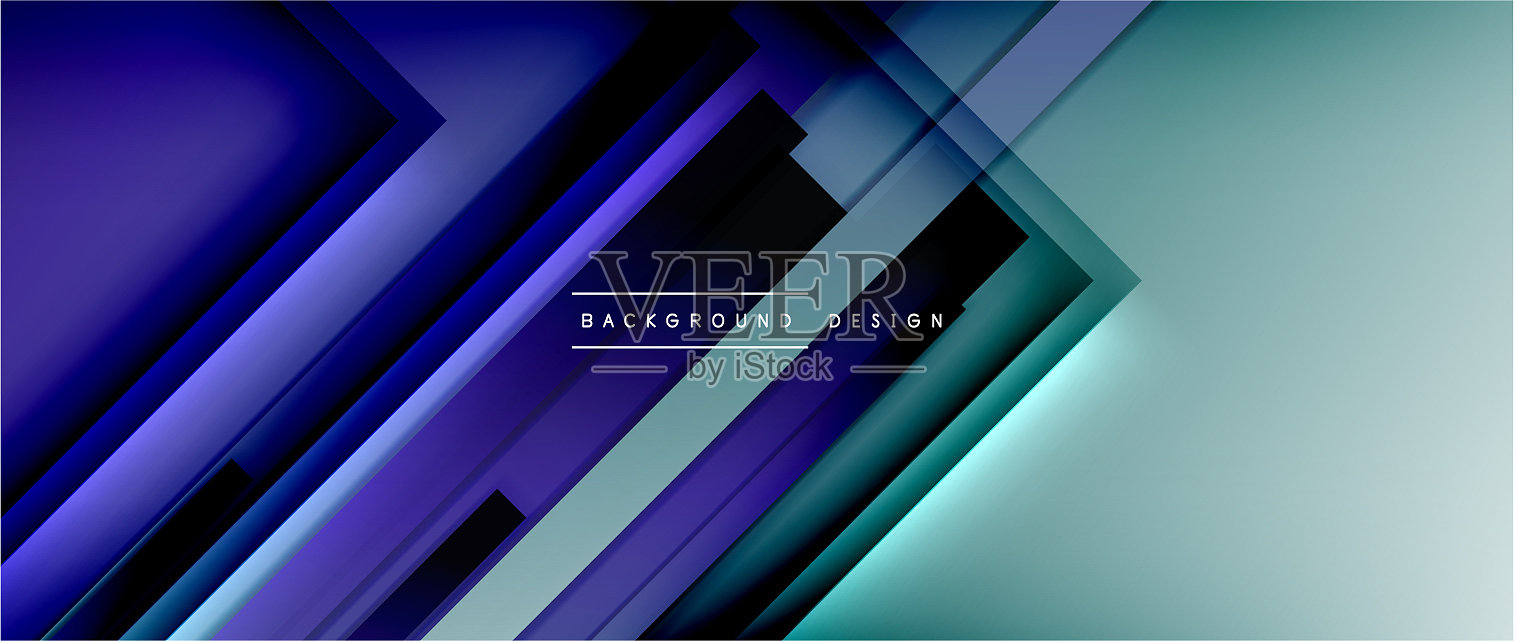 动态线条上的流体颜色梯度流行插画图片素材