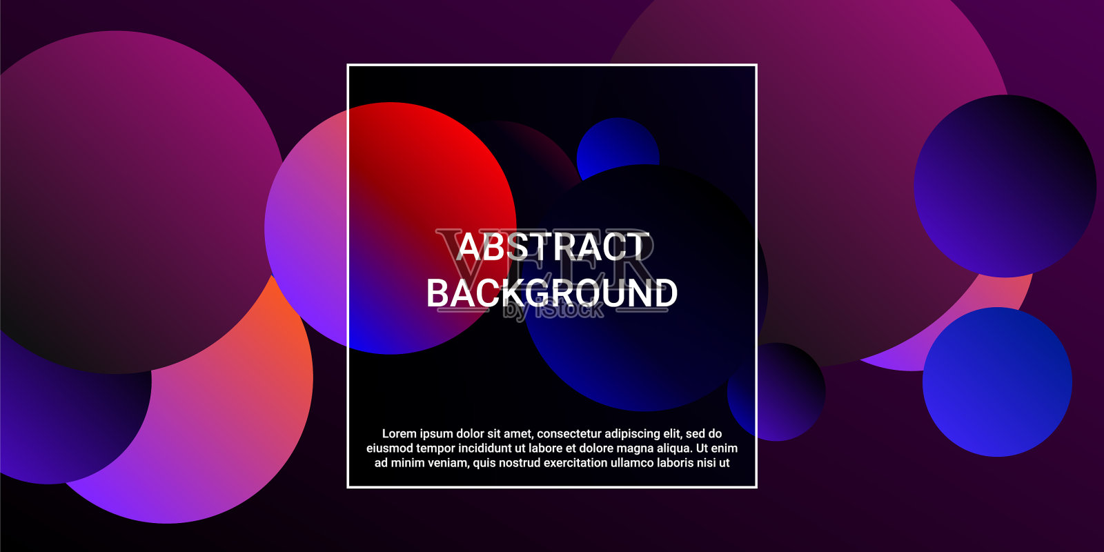 时髦的梯度球形状插画图片素材