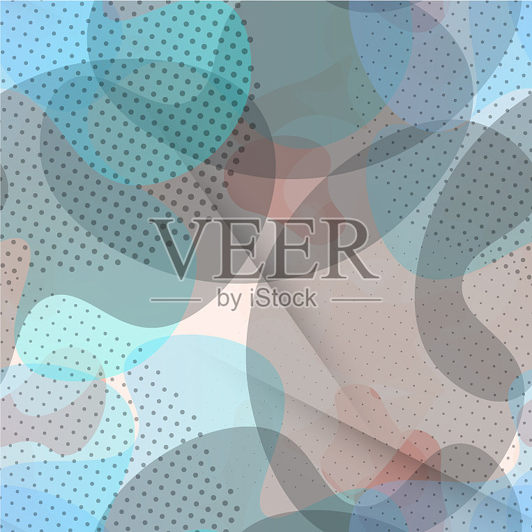 时尚迷彩夏日迷彩无缝衔接插画图片素材